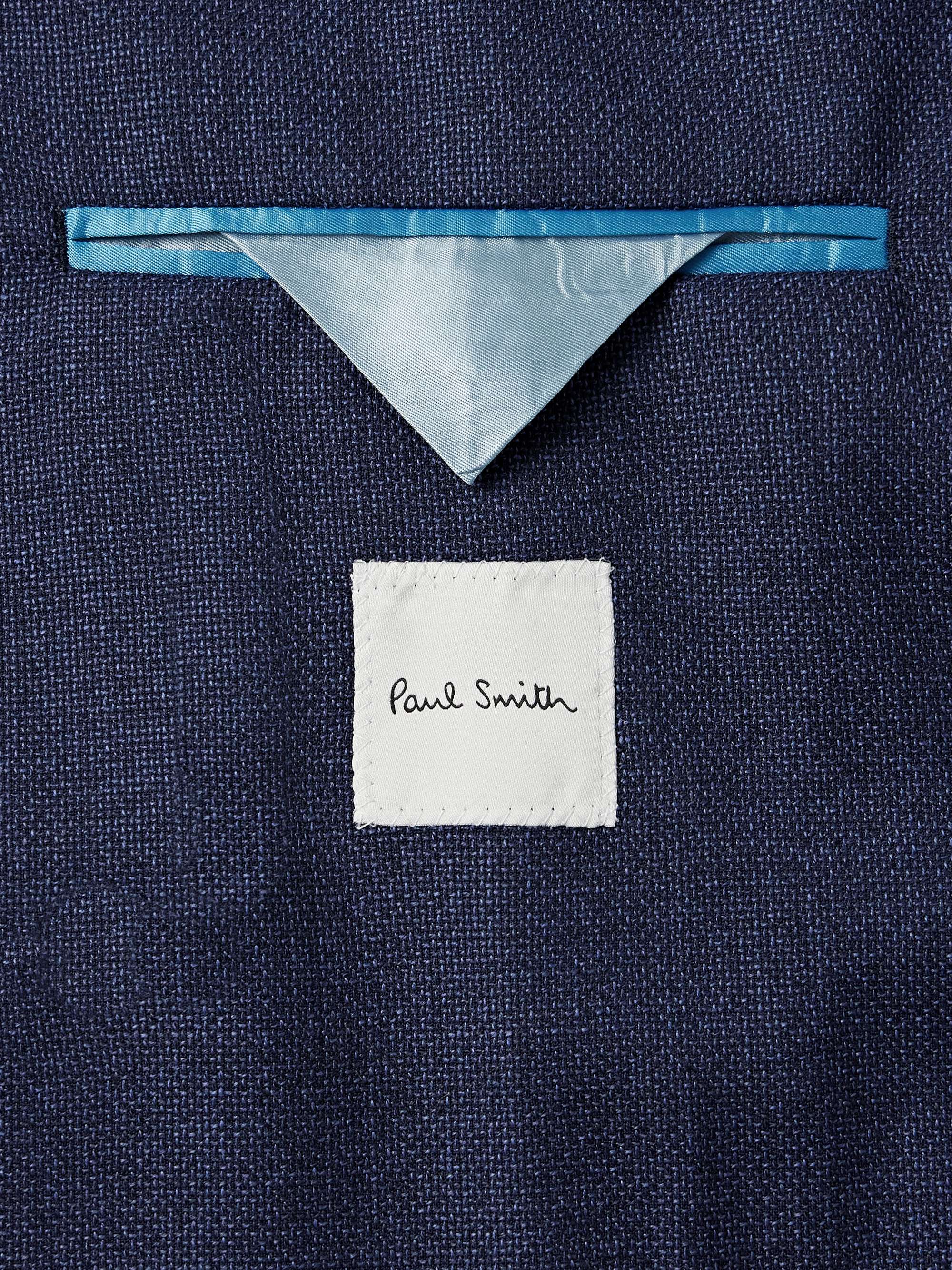 Double-Breasted Wool-Piqué Suit Jacket view