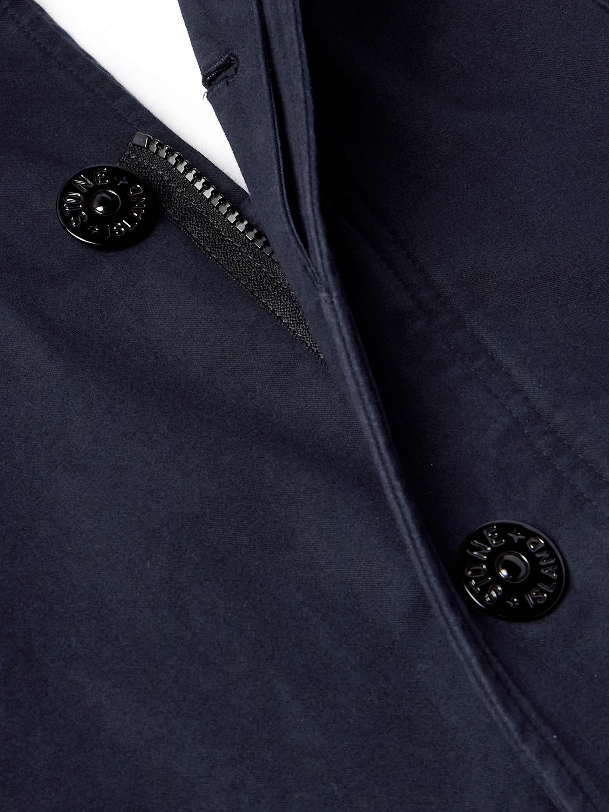 Garment-Dyed Organic Raso Gommato 3L Coat view
