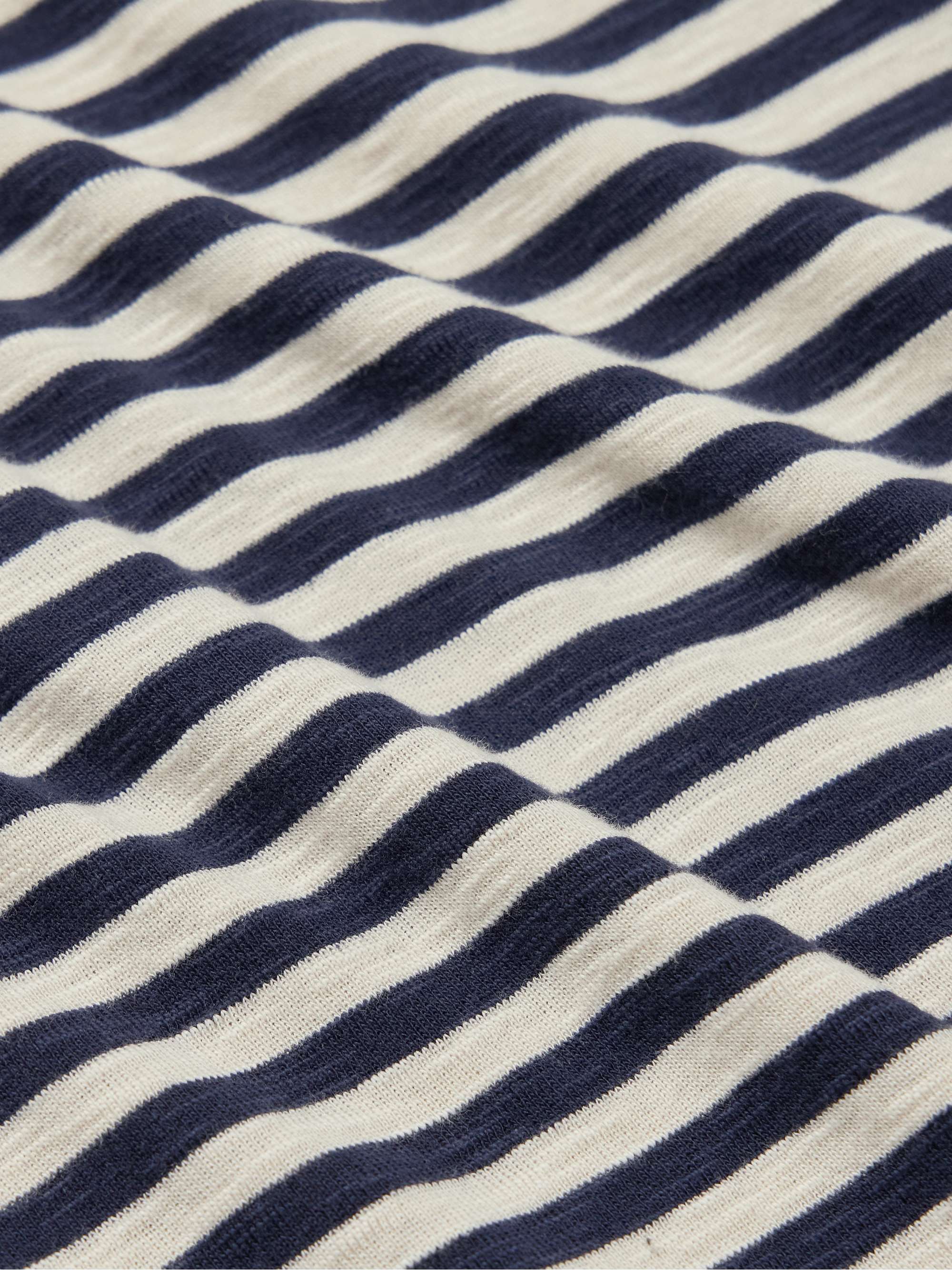 Classic Striped Cotton-Jersey T-Shirt view
