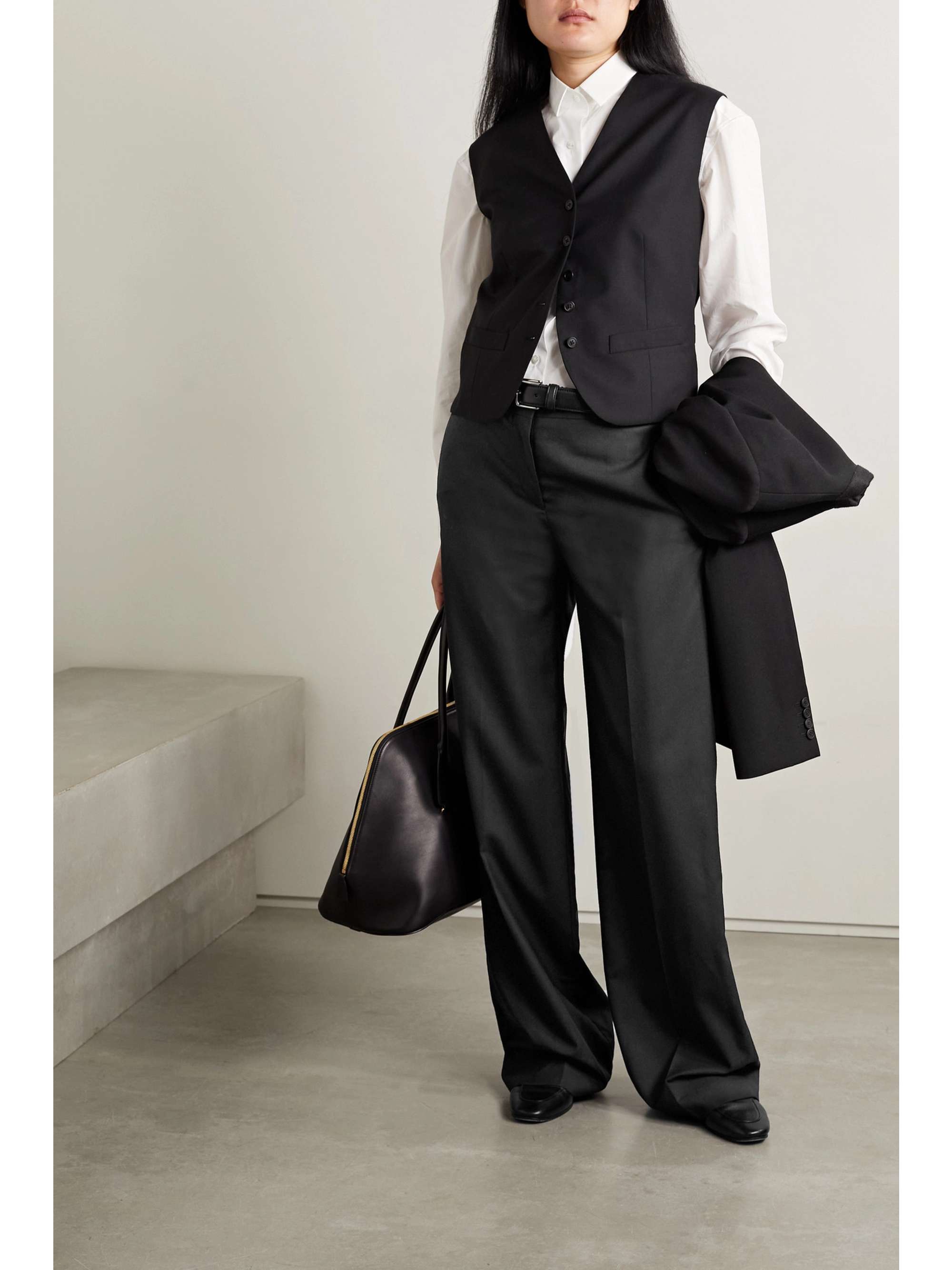 Bufus wool straight-leg pants view