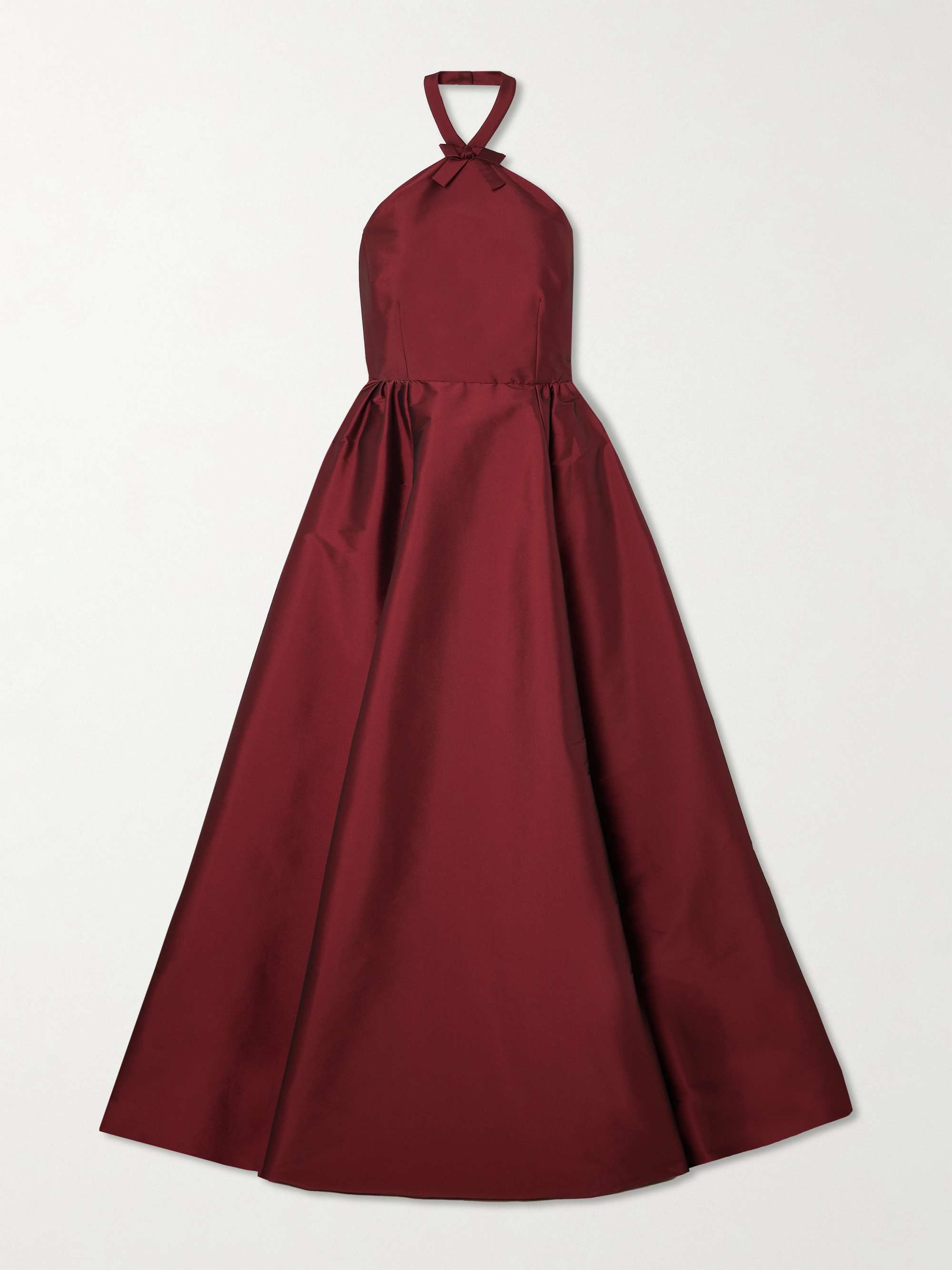 Jones taffeta halterneck gown view