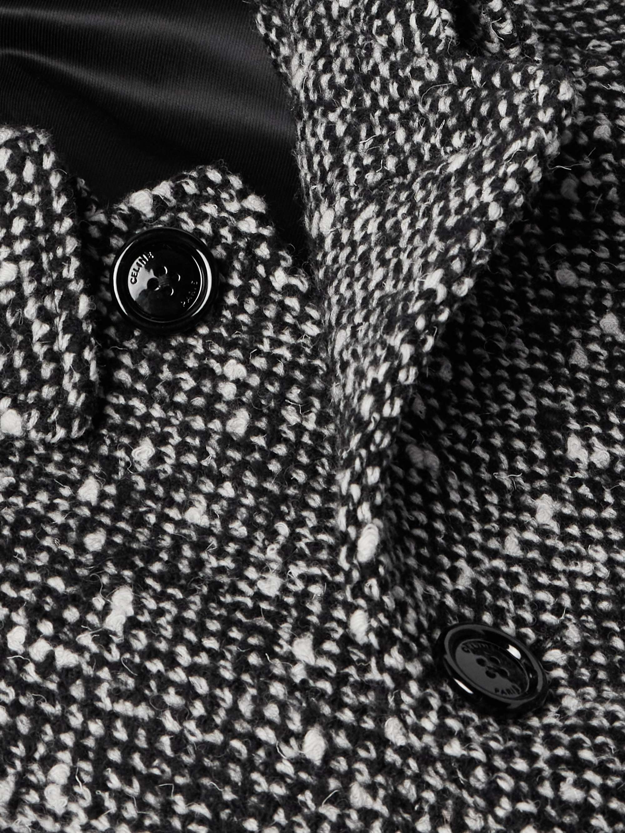 Wool-Blend Tweed Coat view