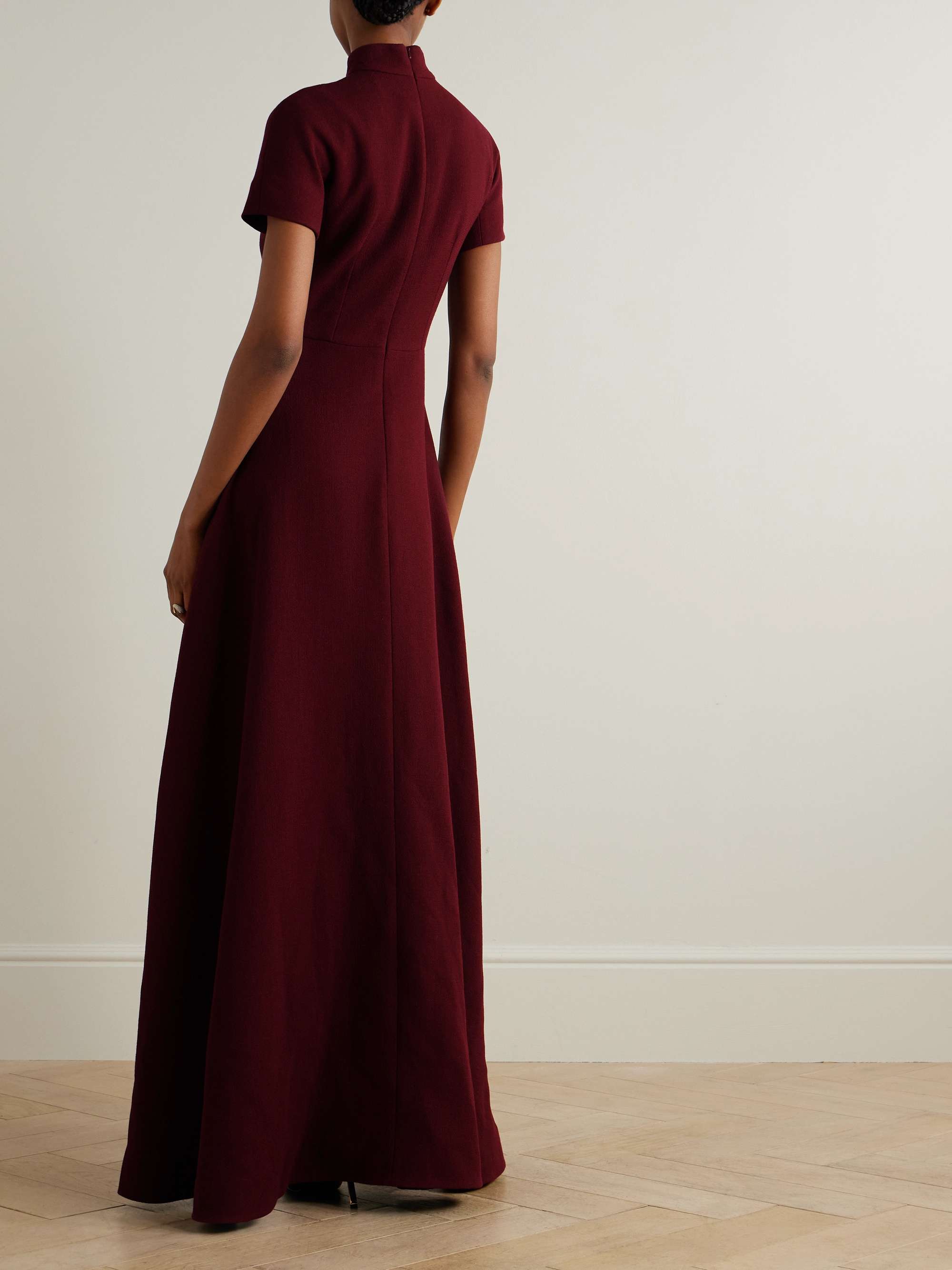 Malinda crepe gown view