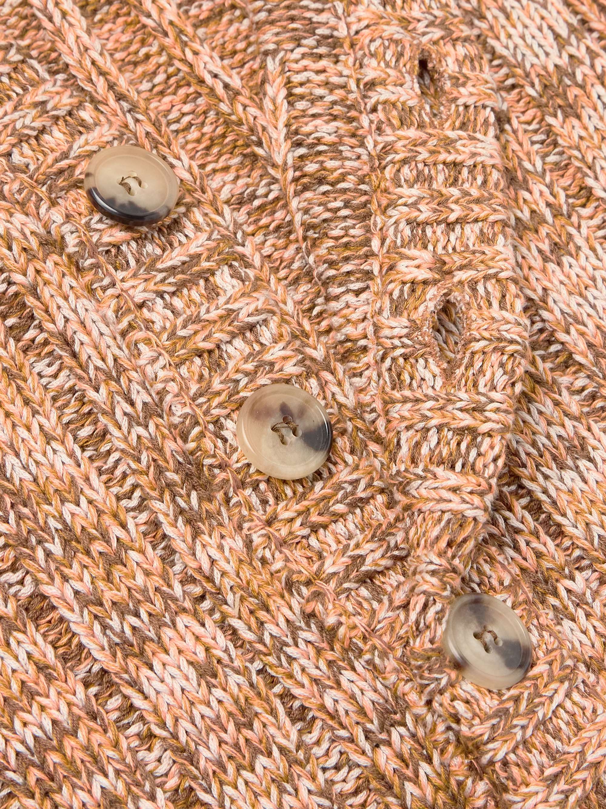 Ribbed Mulberry Silk Cardigan view