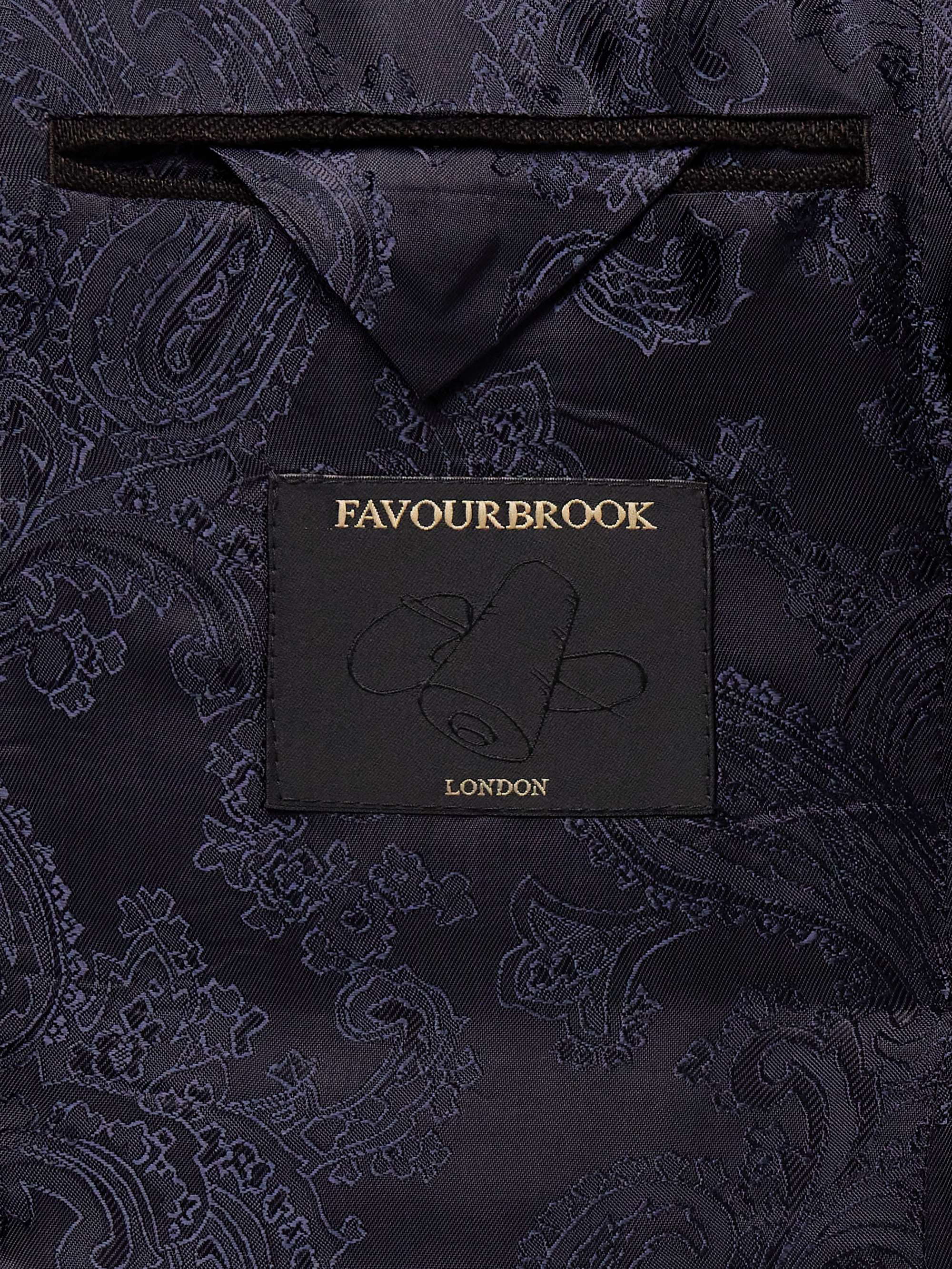 Randwick Slim-Fit Faille-Trimmed Herringbone Linen and Silk-Blend Tuxedo Jacket view