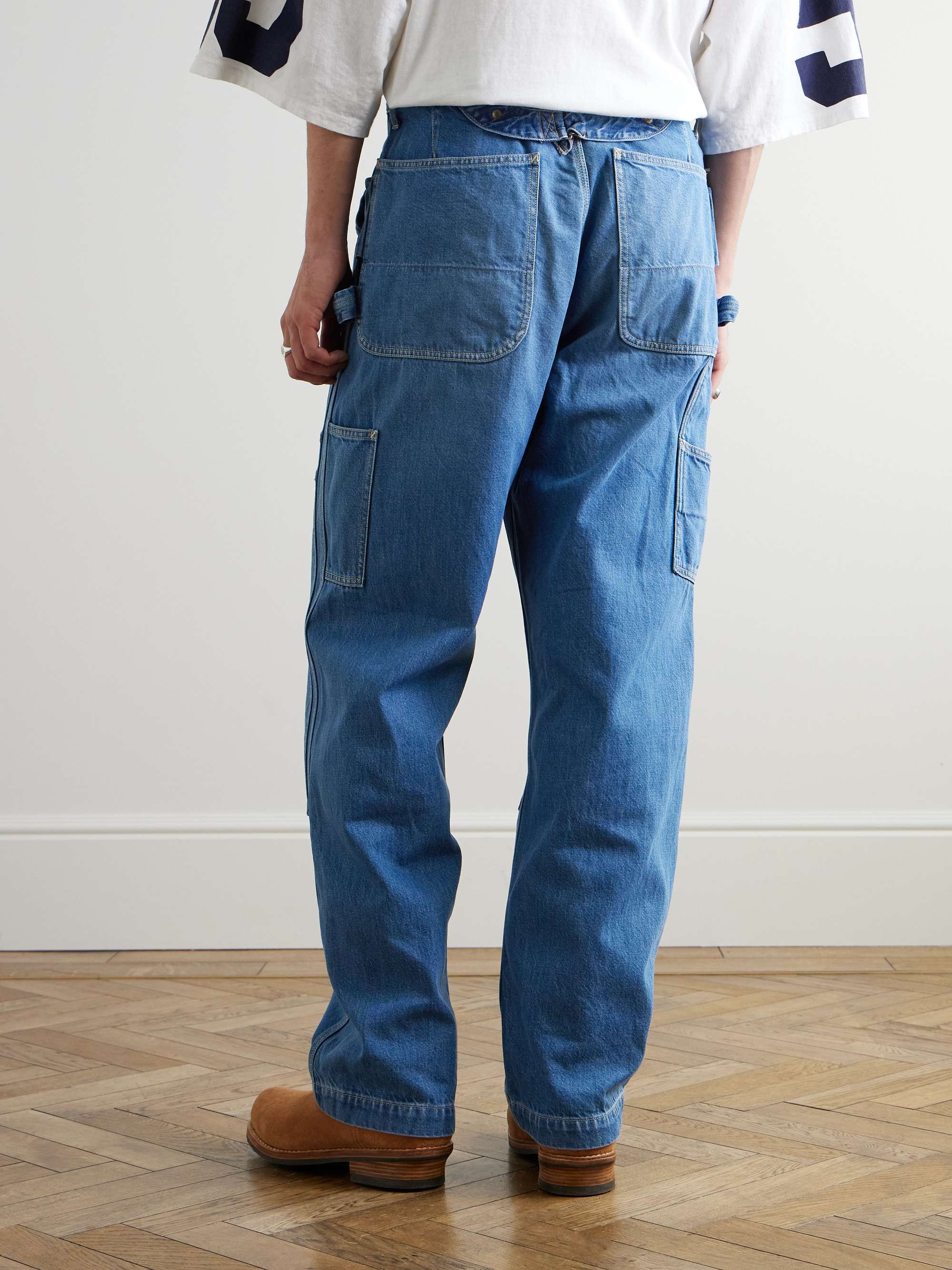 Lumber Straight-Leg Panelled Jeans view