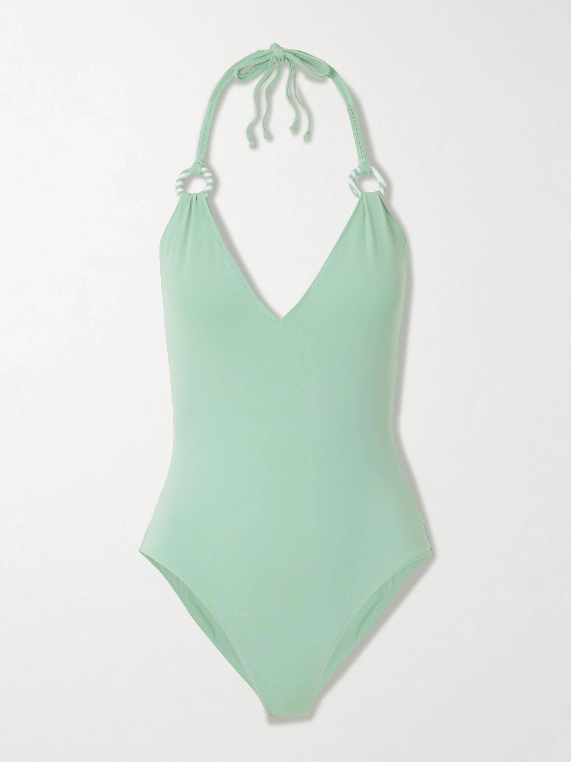 Doheny embellished halterneck swimsuit view
