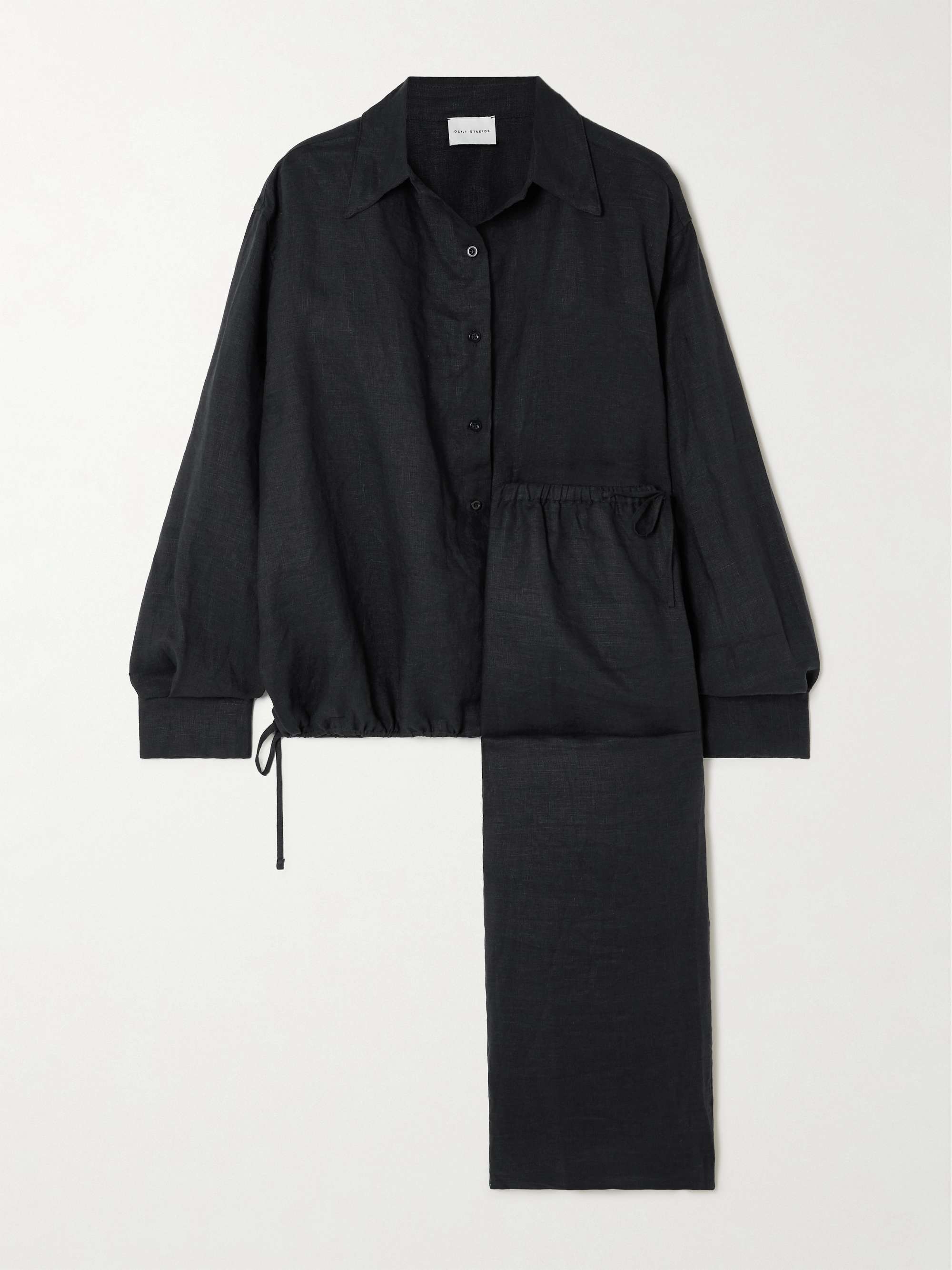 Linen shirt and pants set view