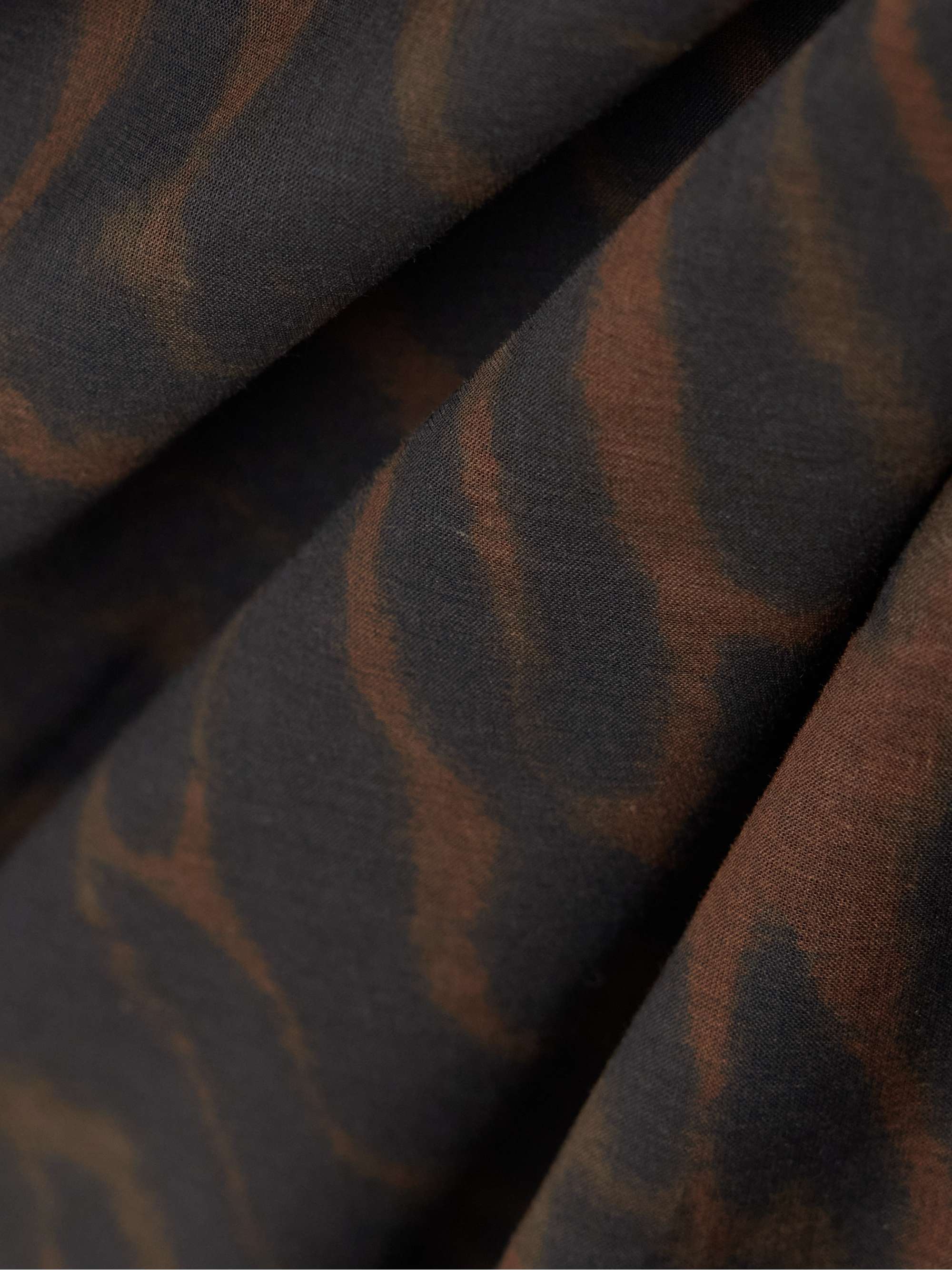 Leopard-print cotton pareo view
