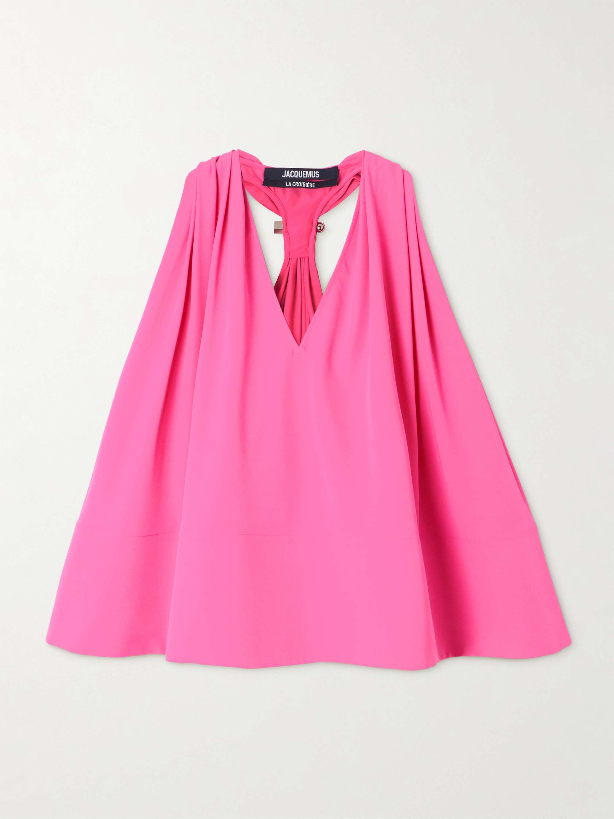 Haut Norma embellished gathered satin tank view