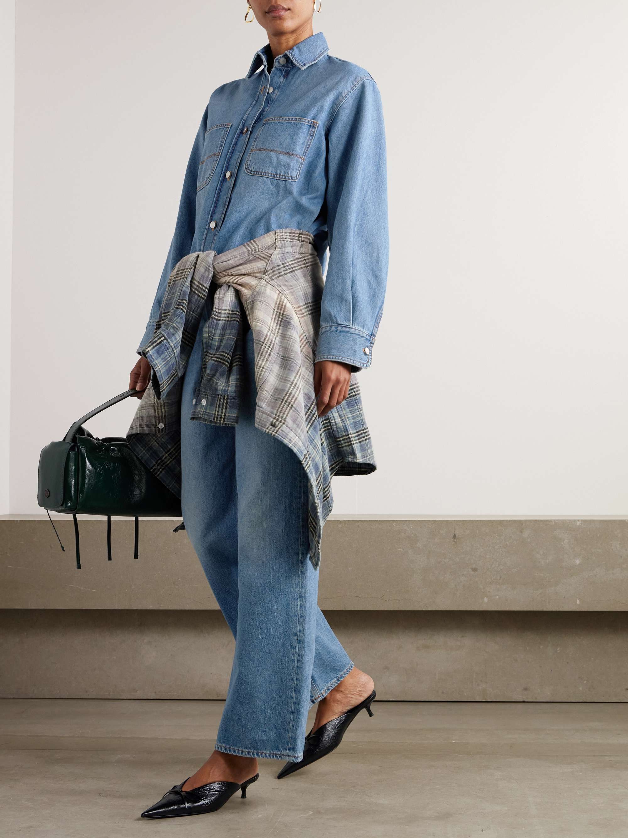 Wanda denim shirt view