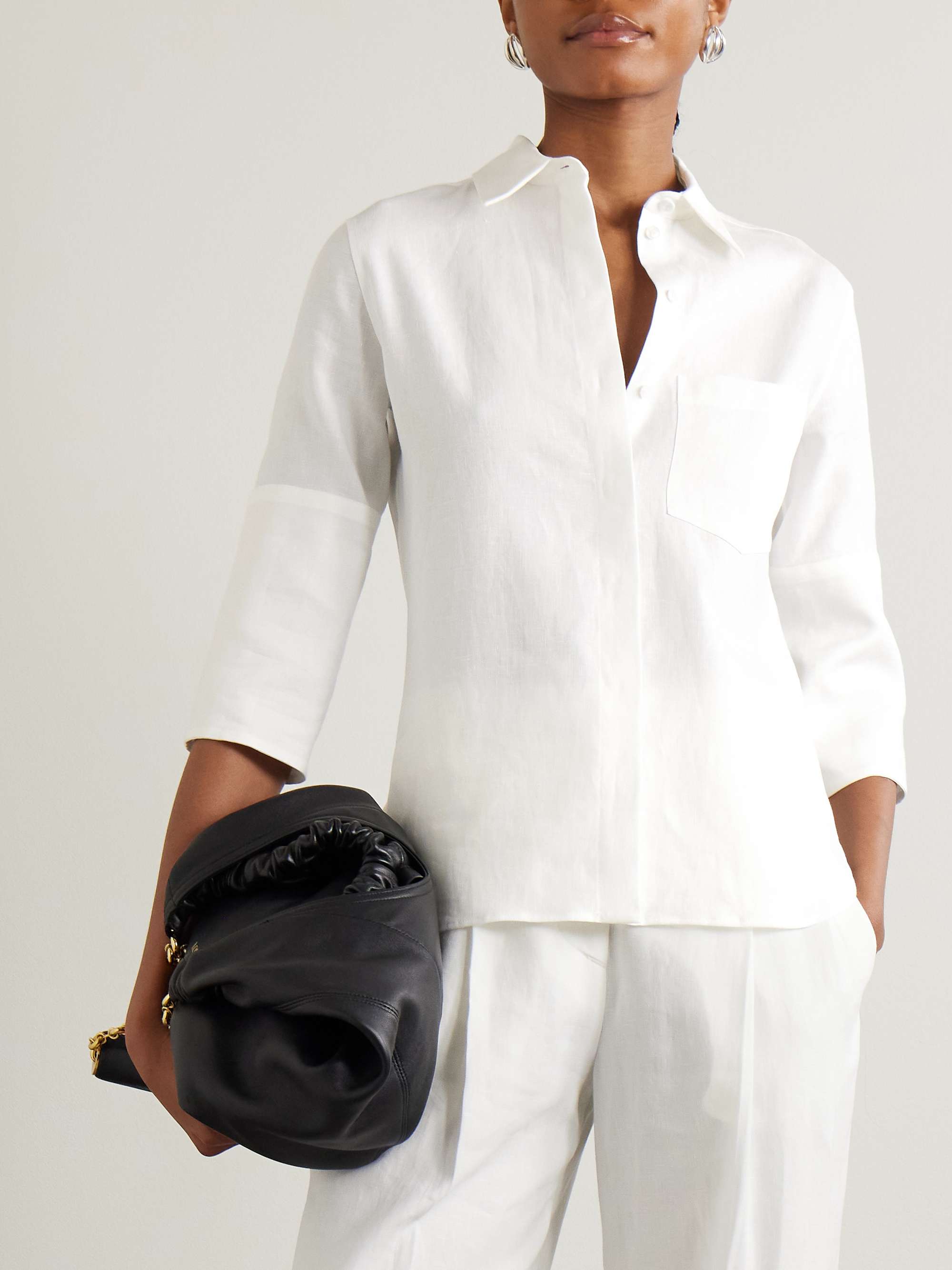 Linen shirt view
