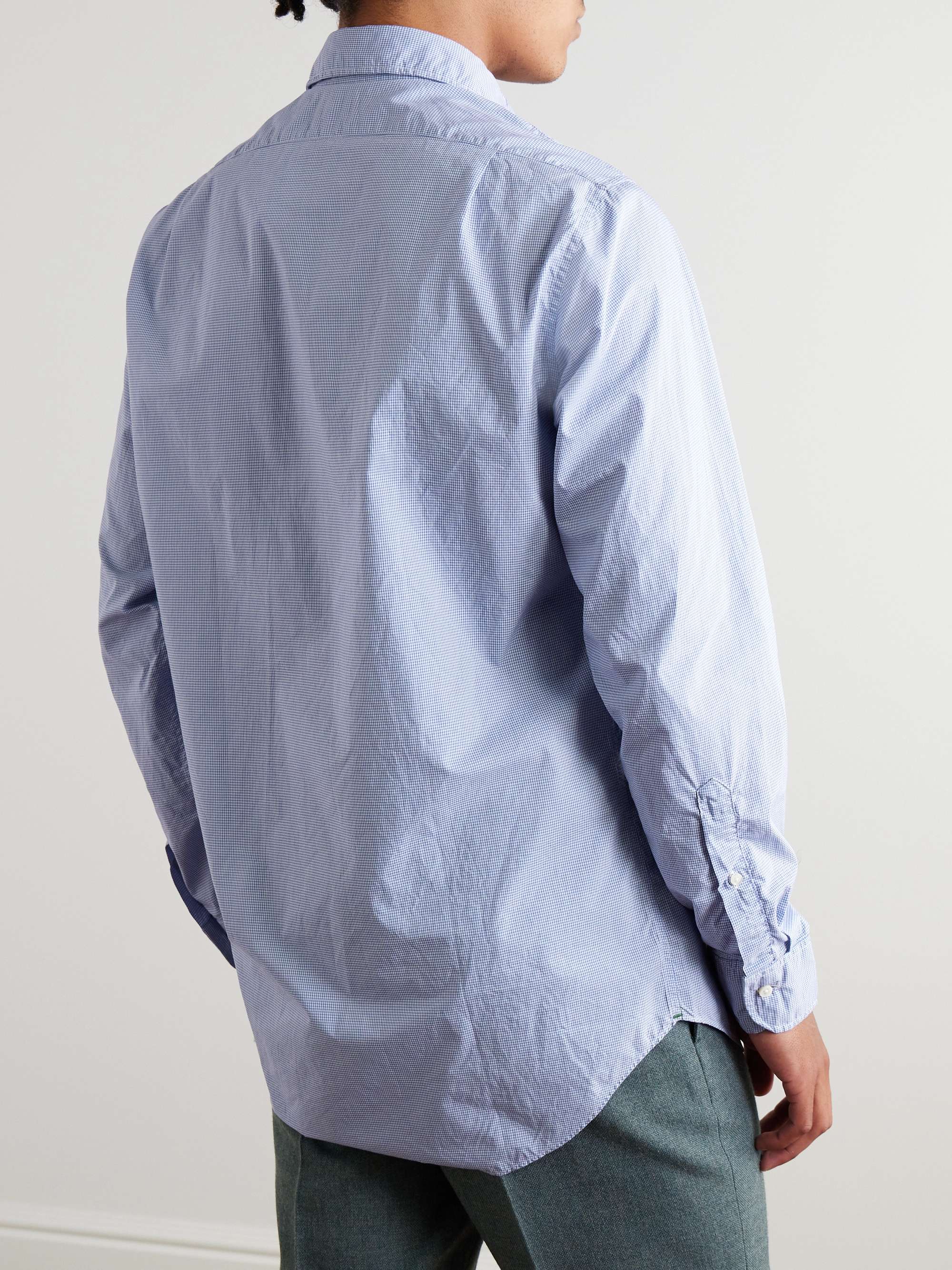 Gingham Cotton-Poplin Shirt view