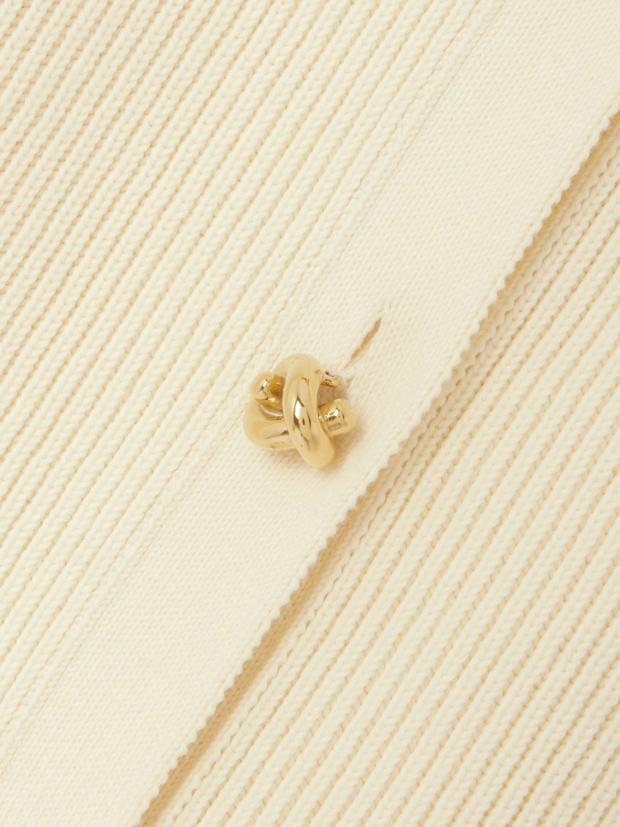 Ribbed cotton cardigan view