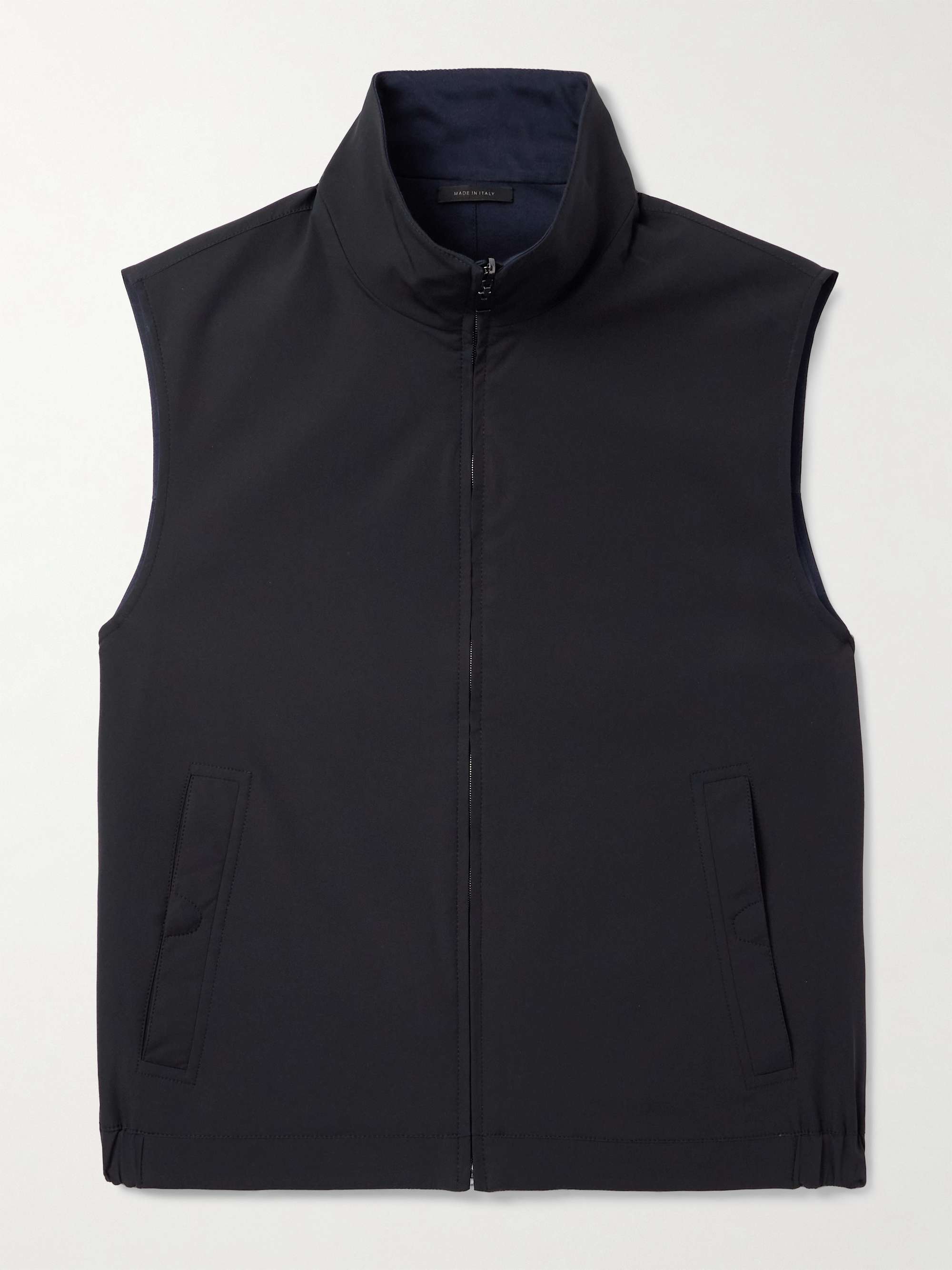 Reversible Silk-Blend and Jersey Gilet view