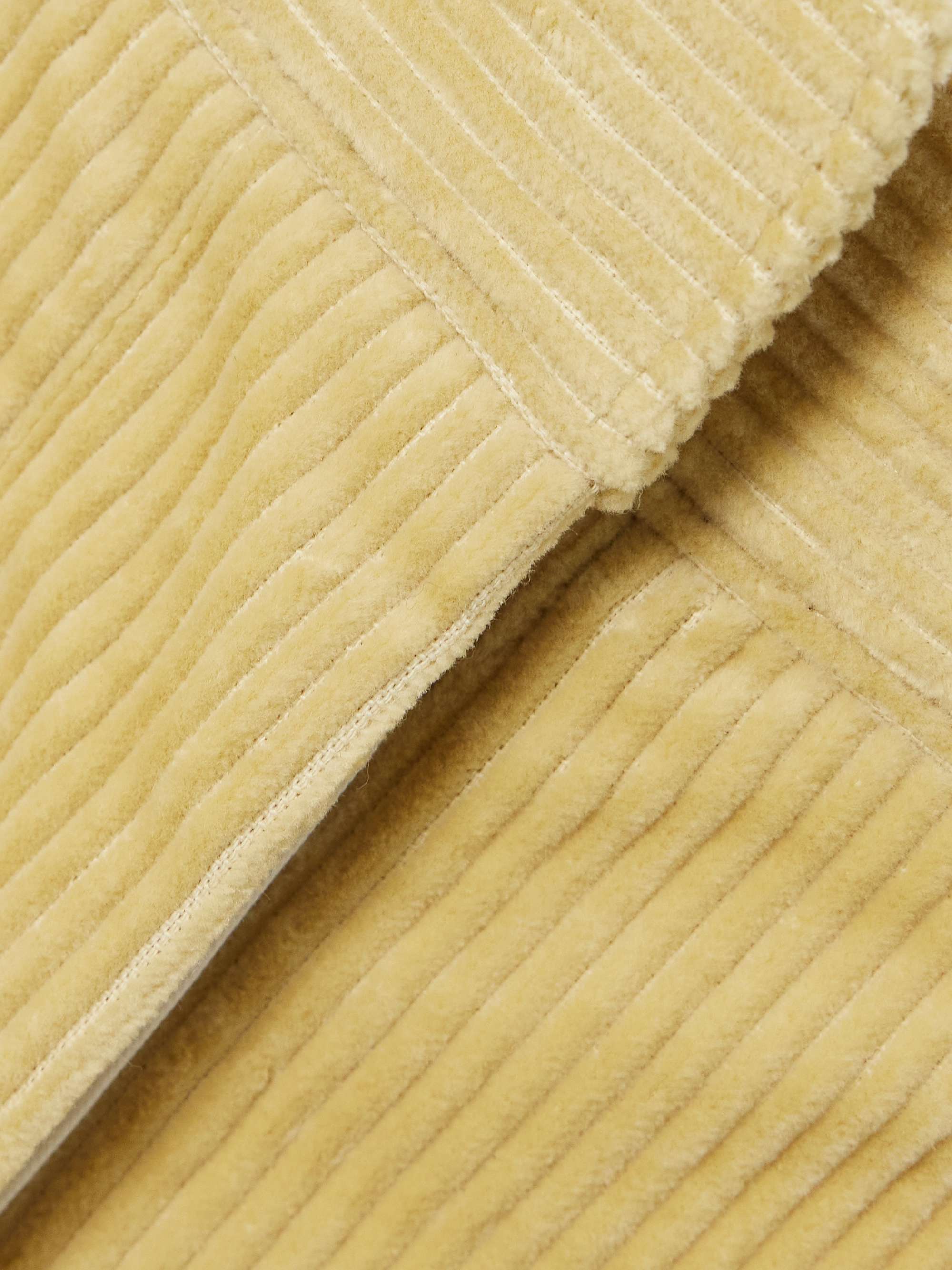 Organic cotton-corduroy wide-leg pants view