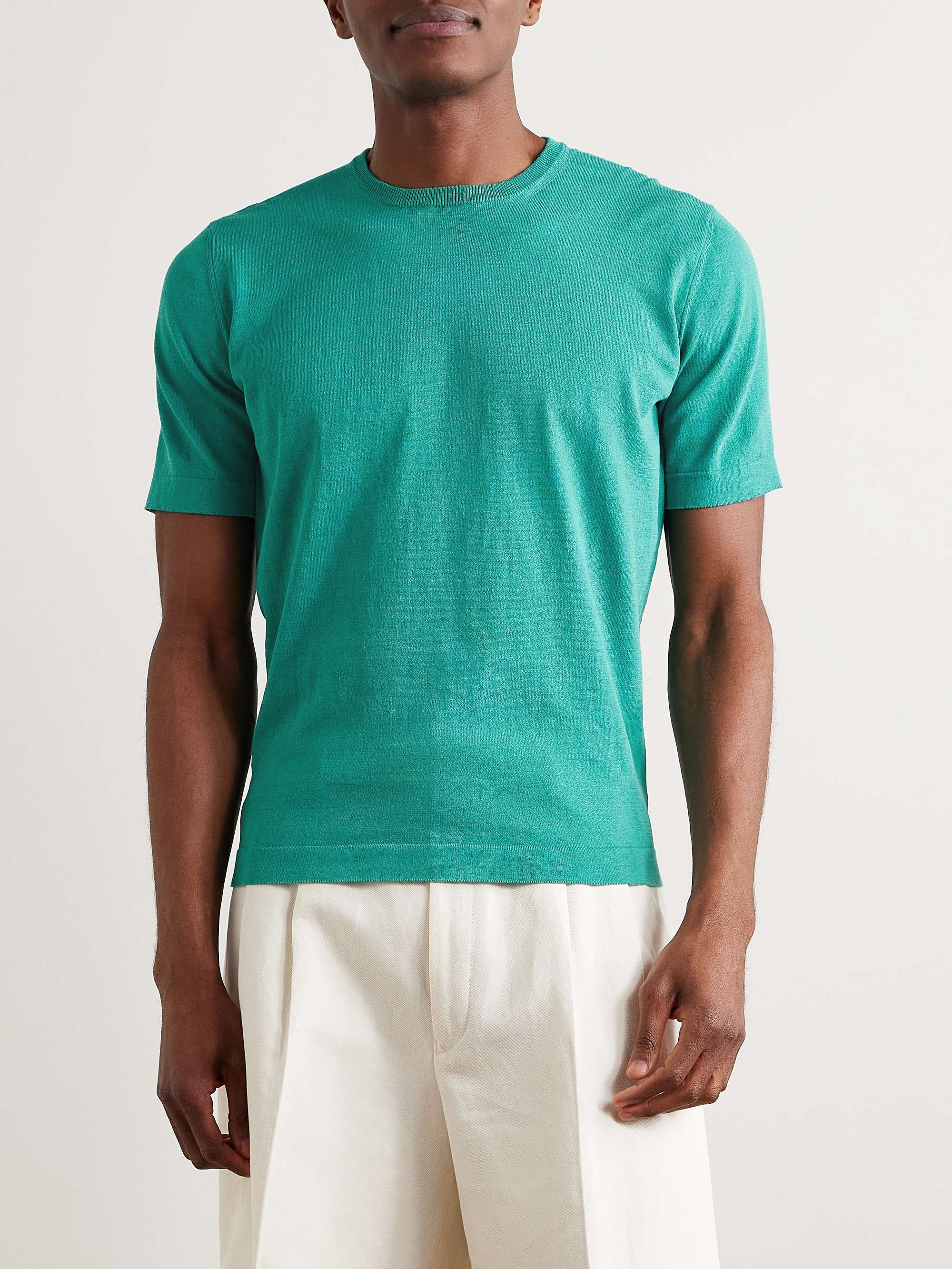 Slim-Fit Cotton T-Shirt view