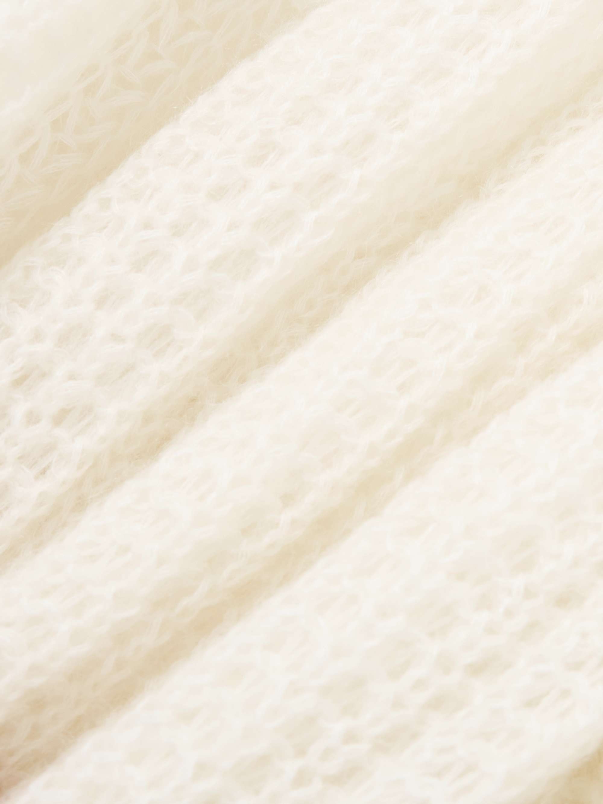 Open-knit mohair-blend cardigan view