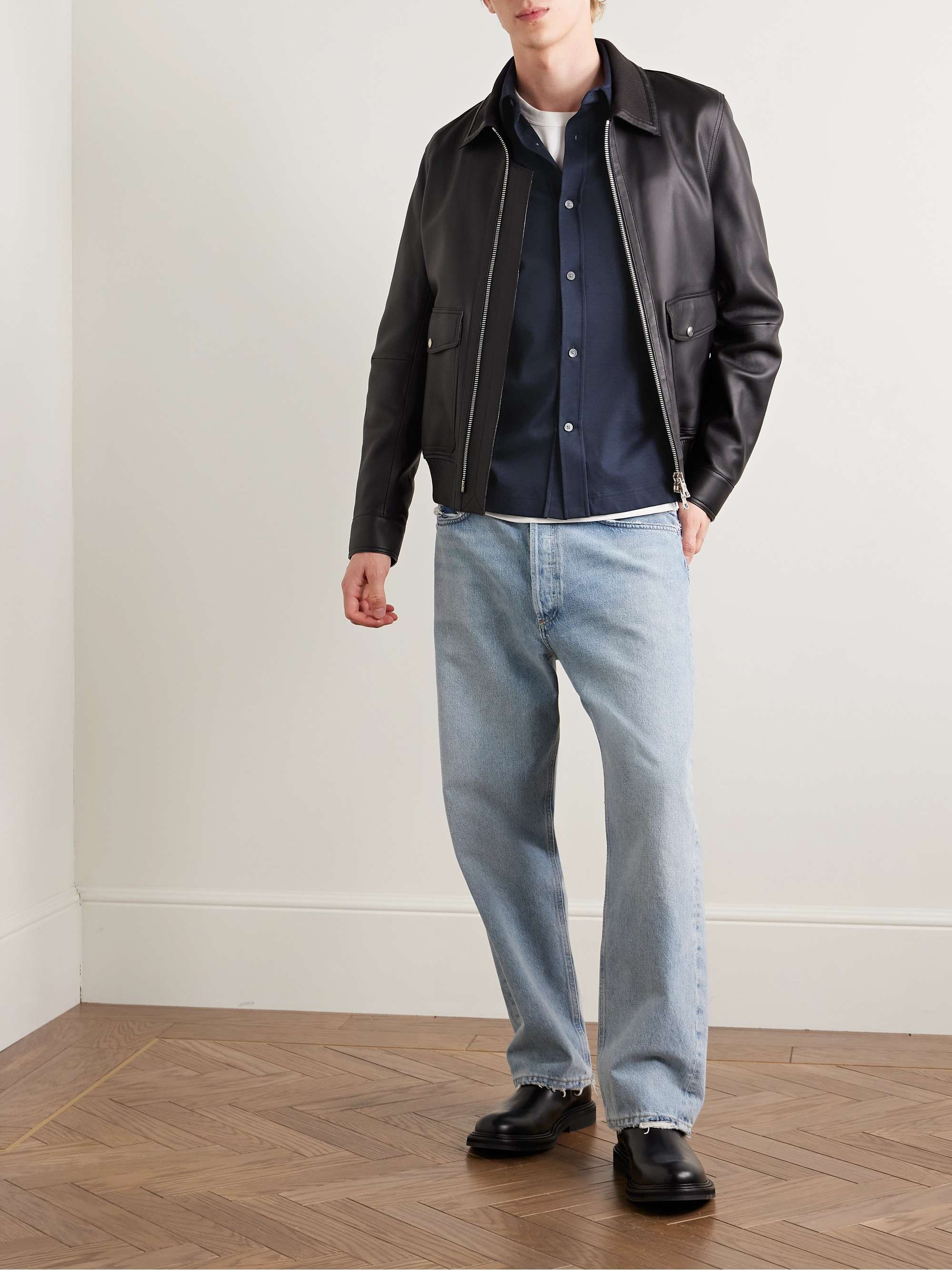 Mercerised Cotton-Jersey Shirt view