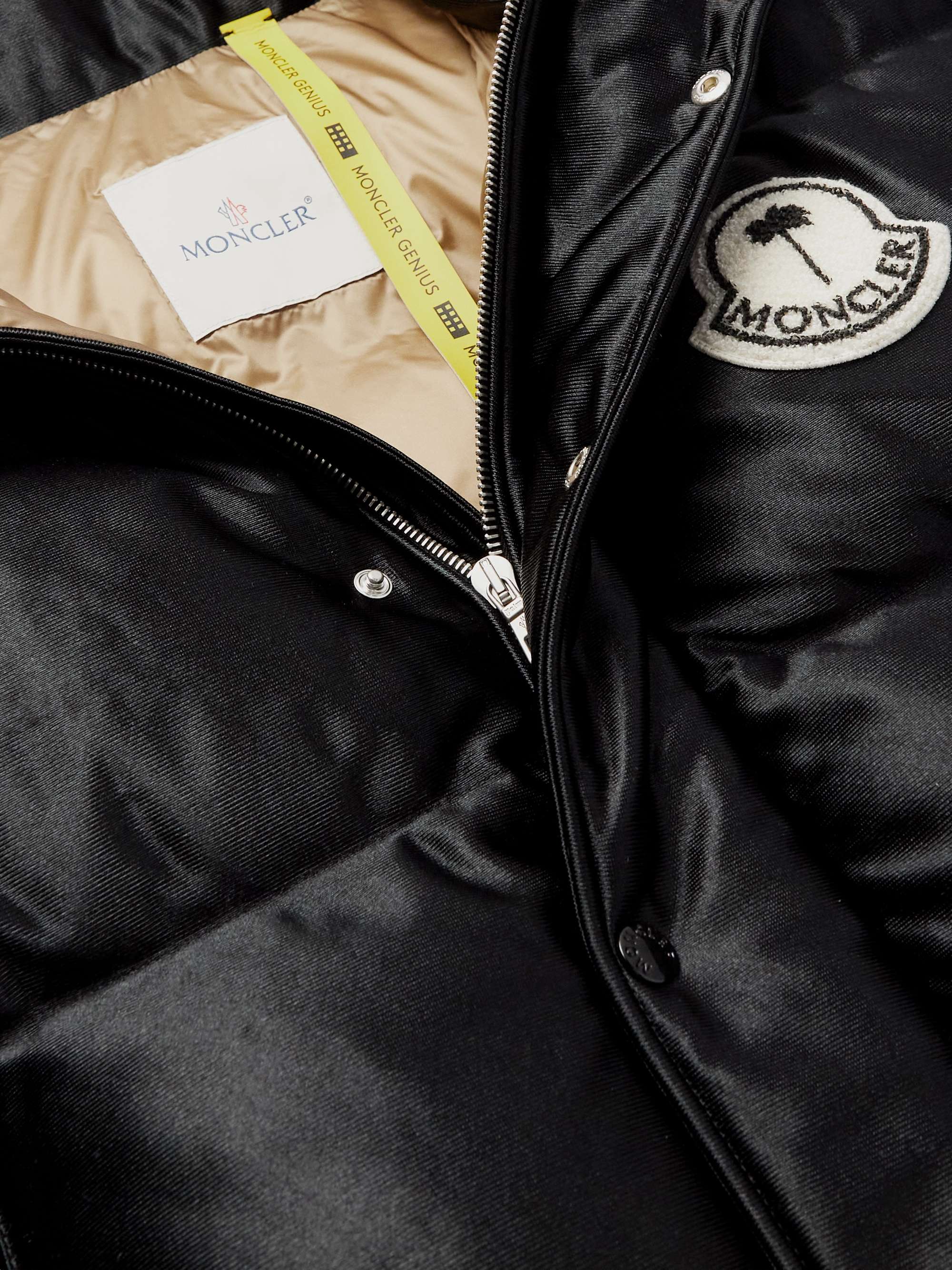 + 8 Palm Angels Keon Logo-Appliquéd Quilted Shell Down Jacket view