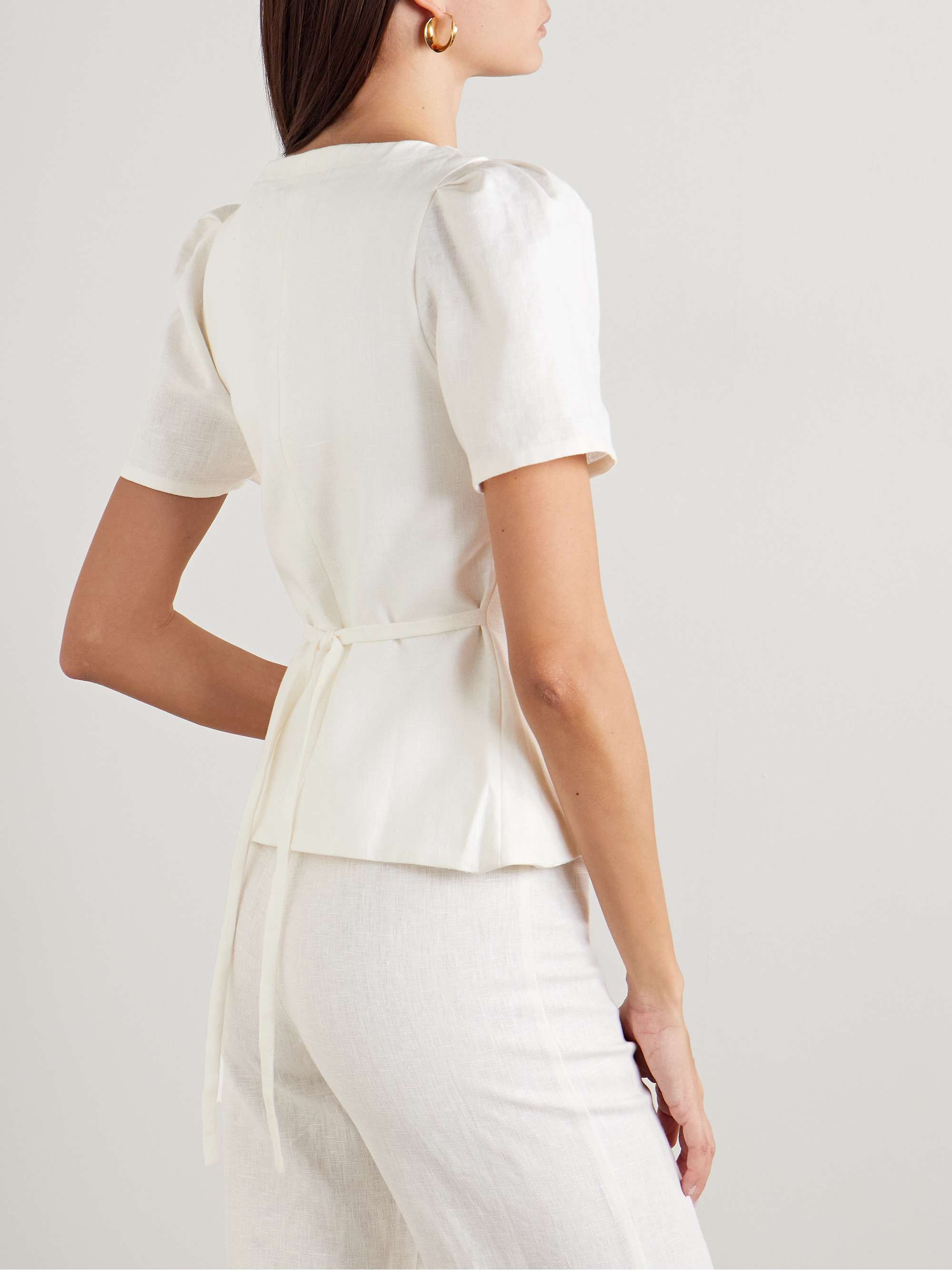 Emma linen shirt view