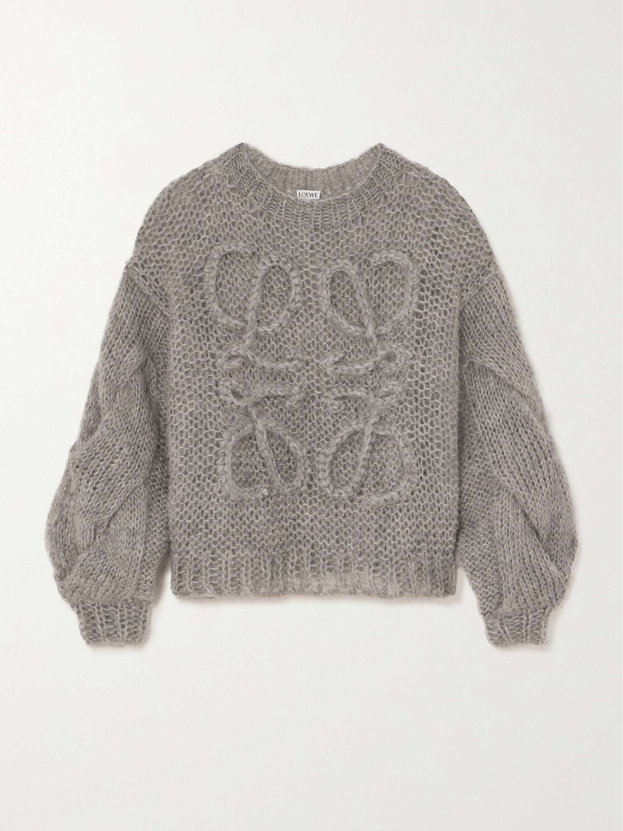 Anagram oversized mohair-blend sweater view