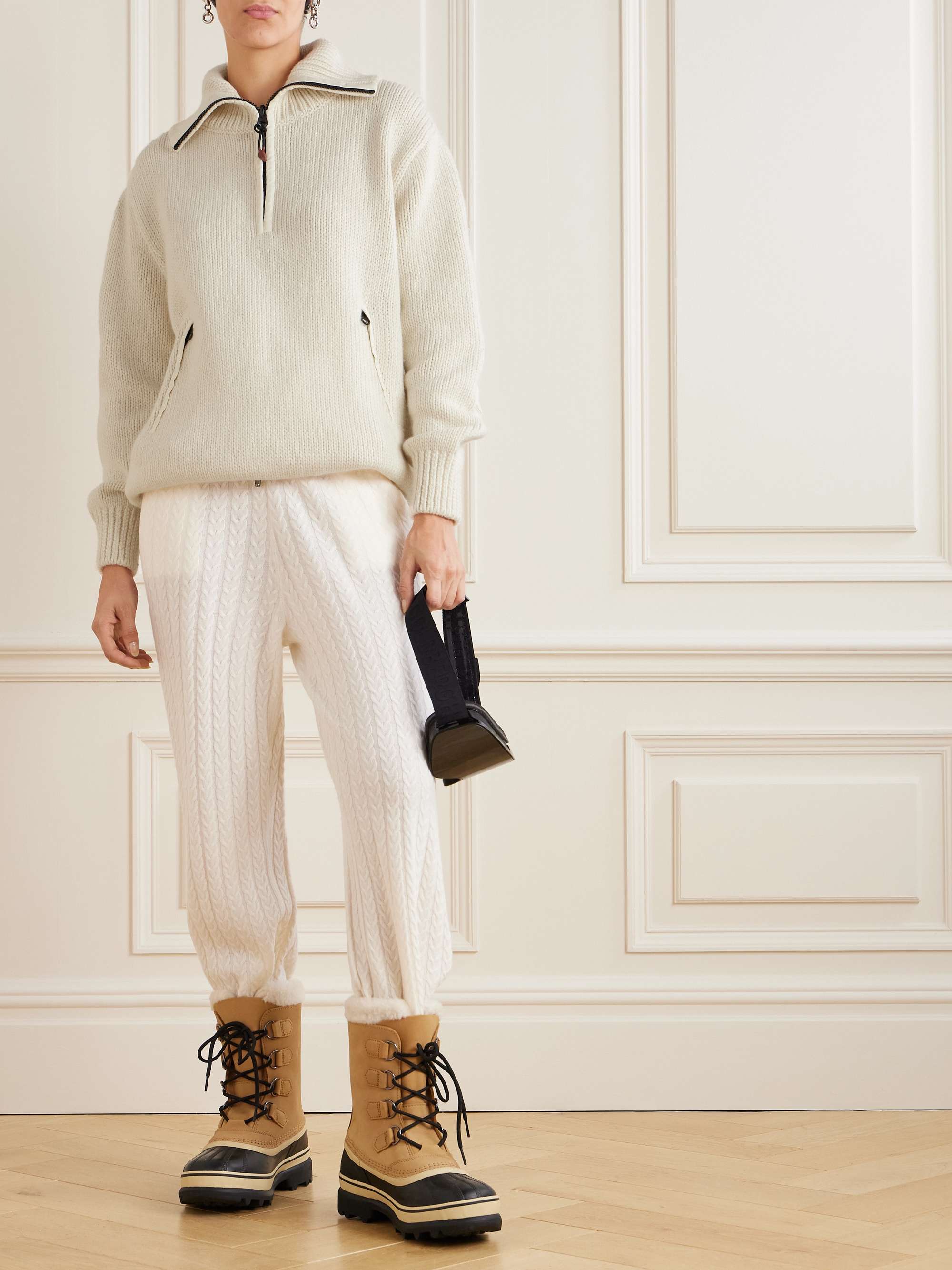 Alpe di Mera shell-trimmed cashmere sweater view