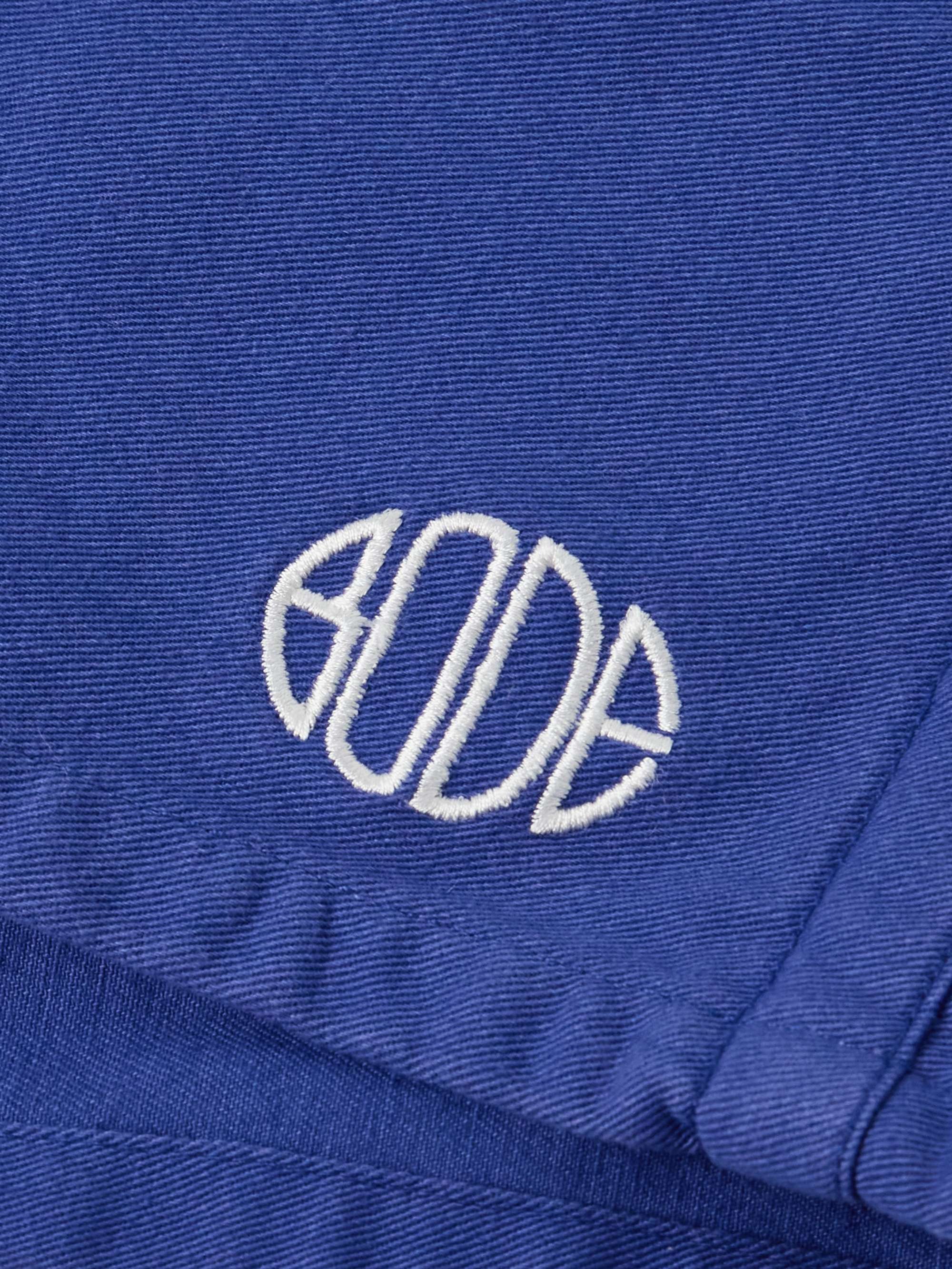 Field Straight-Leg Logo-Embroidered Cotton-Twill Shorts view