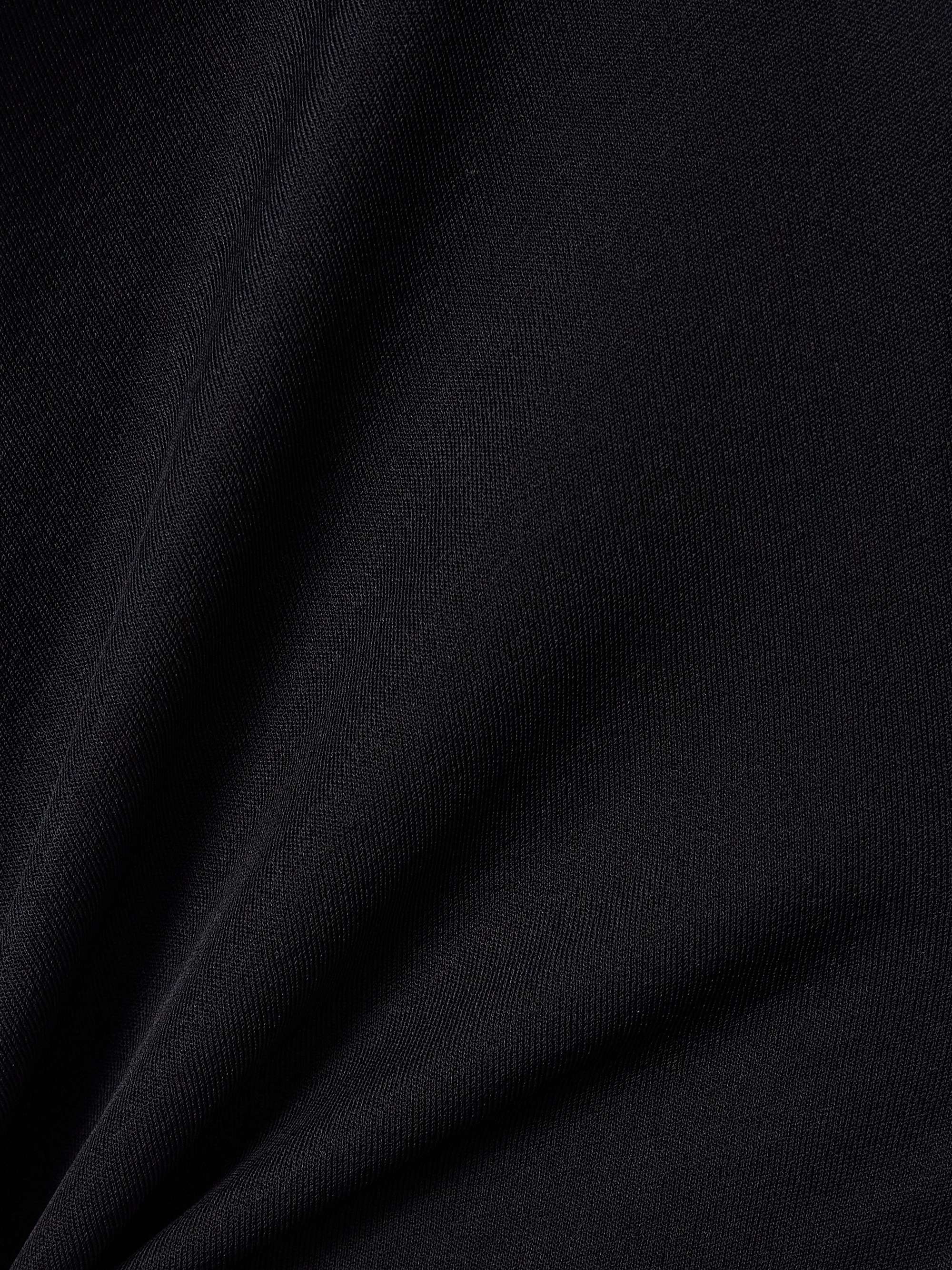 Croisière open-back draped jersey mini dress view