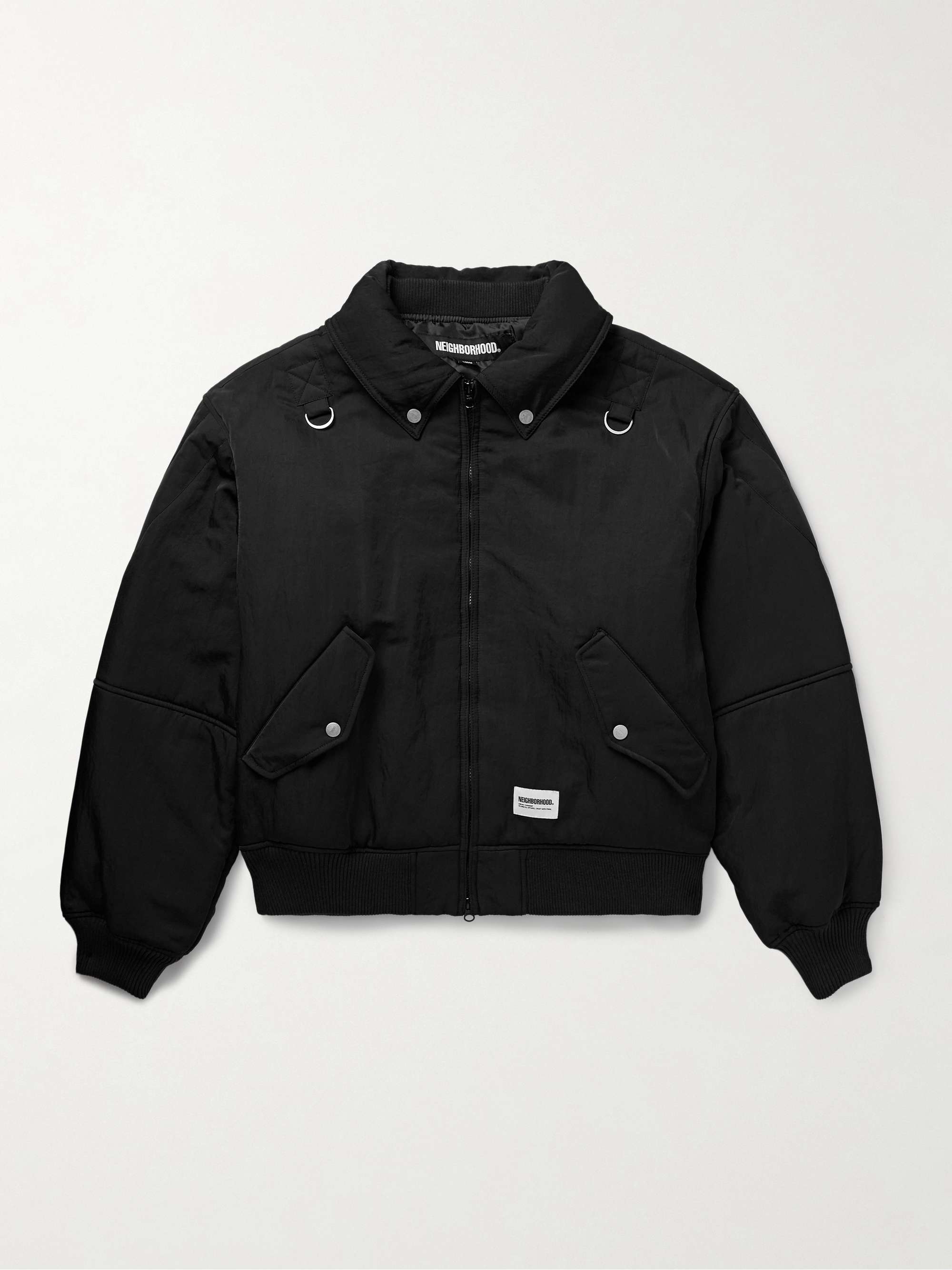 Sailing Padded Nylon-Twill Hooded Jacket view
