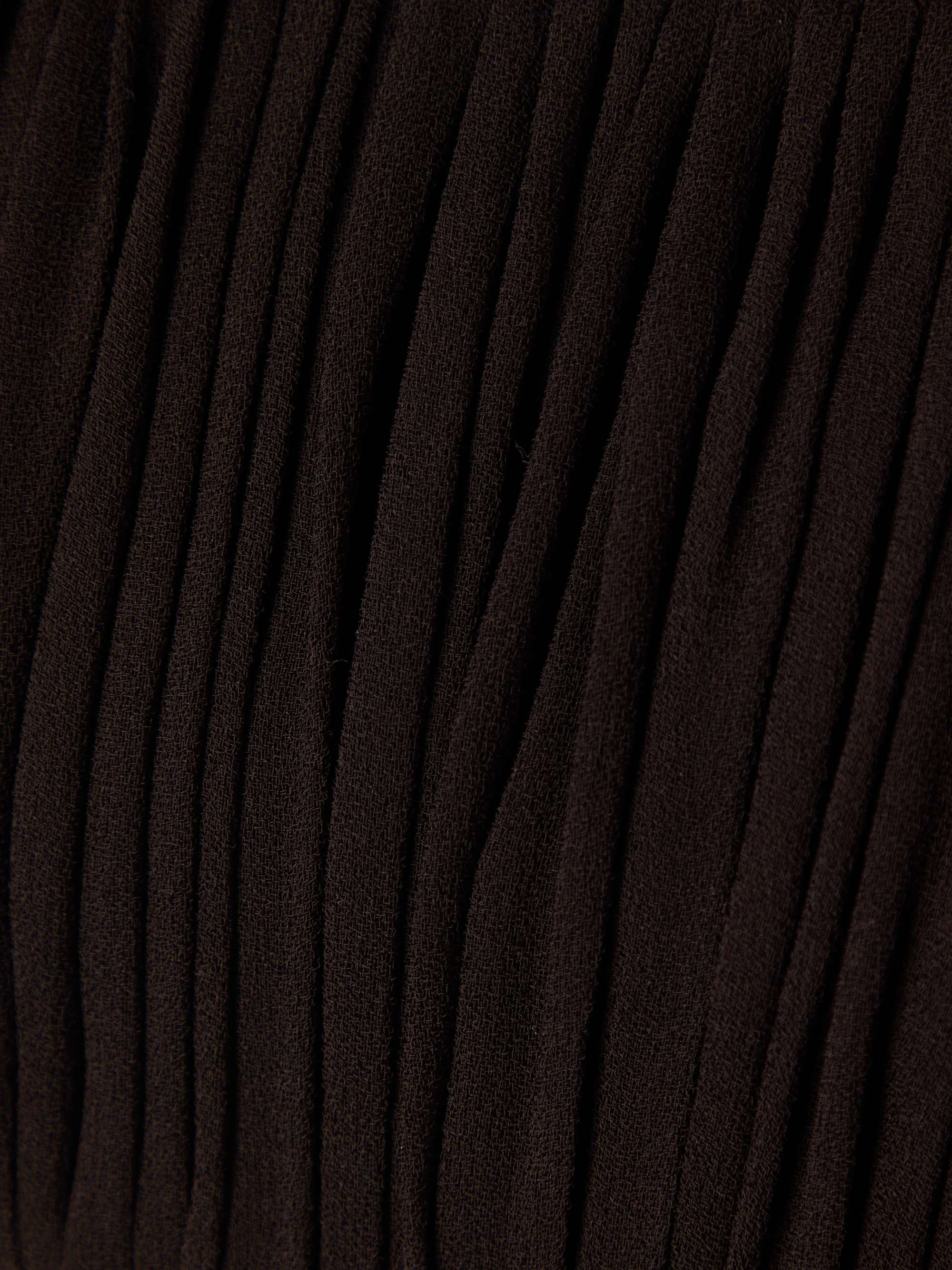 Pleated crepe bandeau bra view