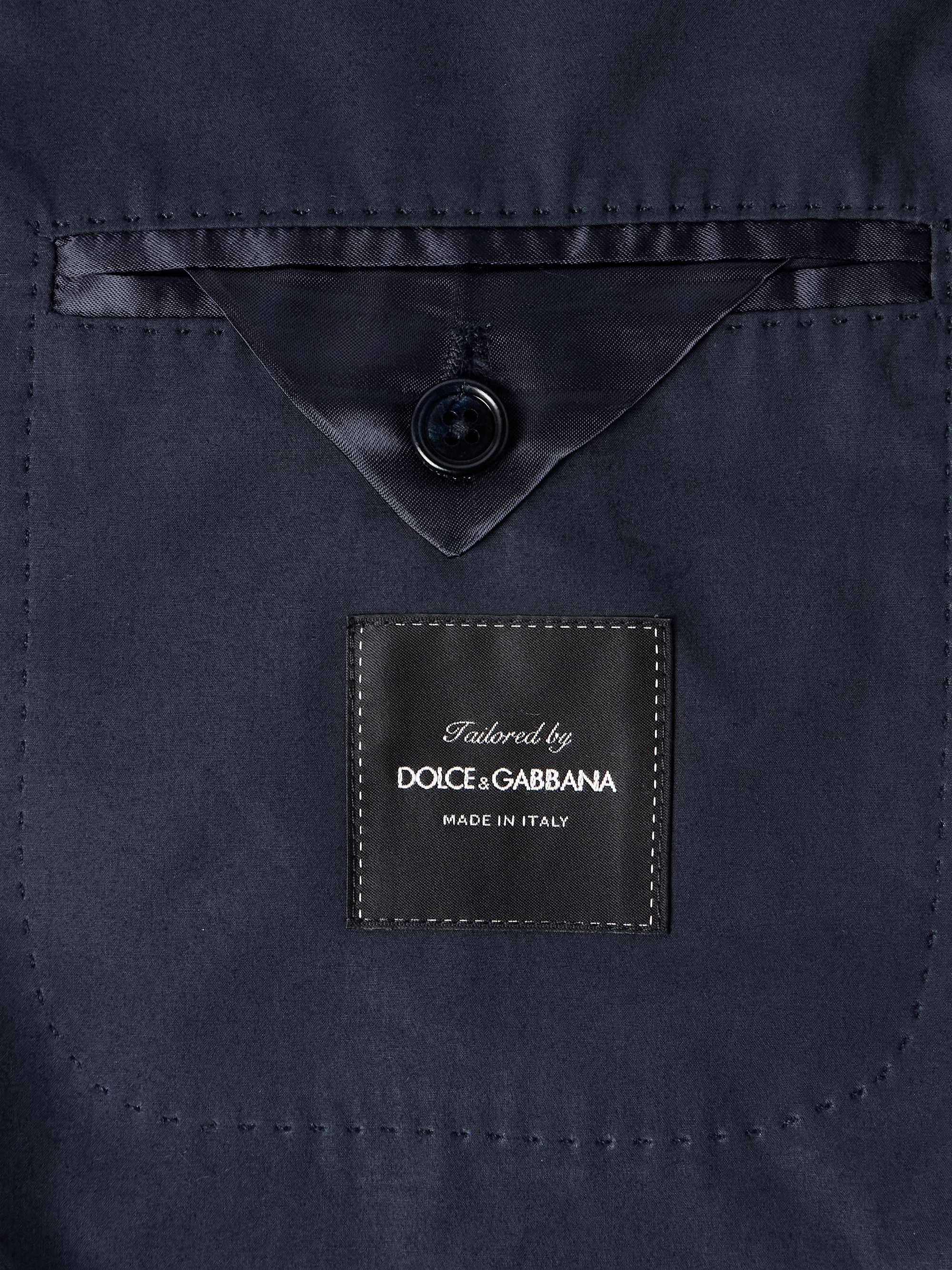 Taormina Double-Breasted Cotton-Poplin Blazer view