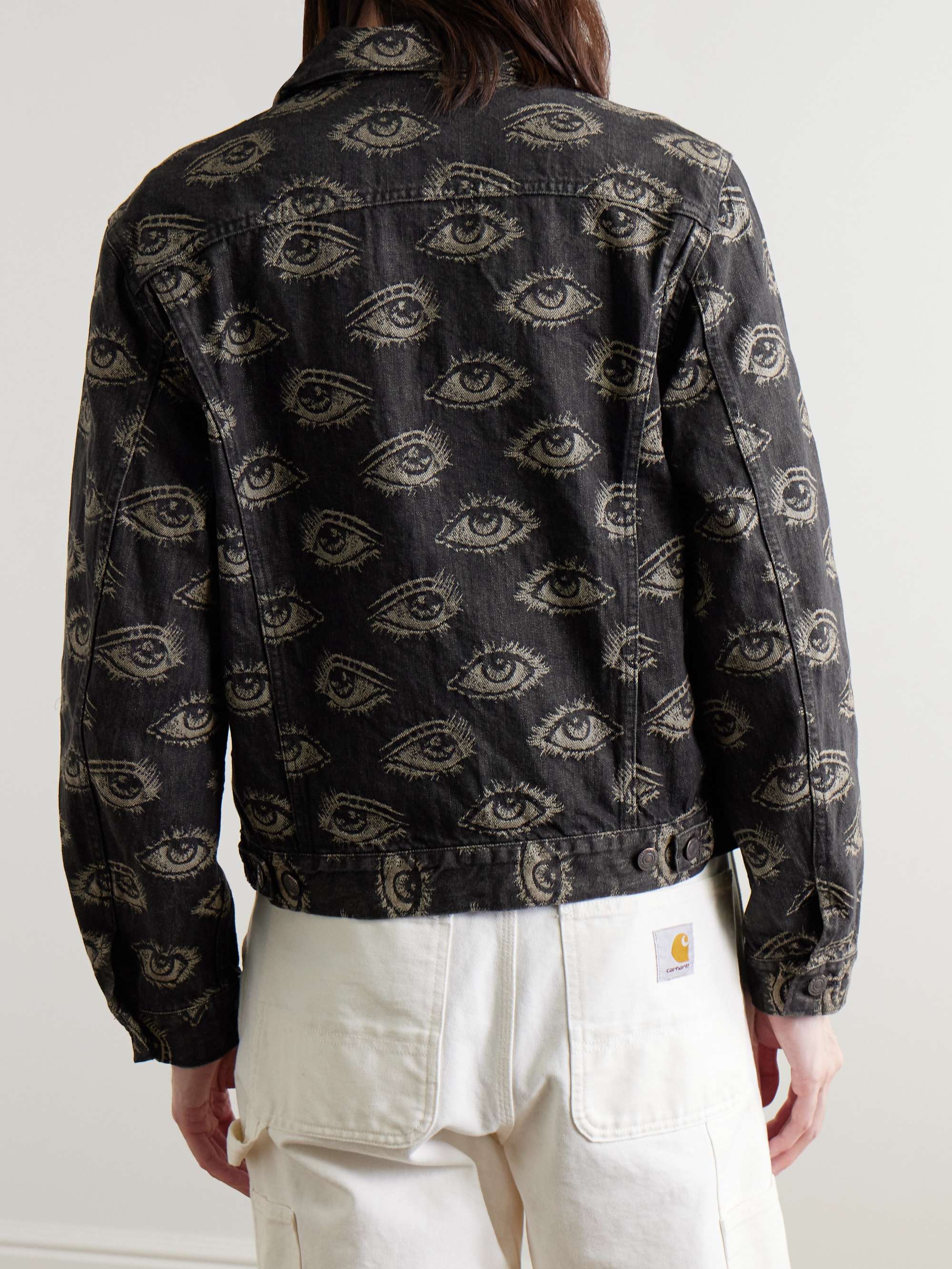 Speakeasy Printed Denim Jacket view