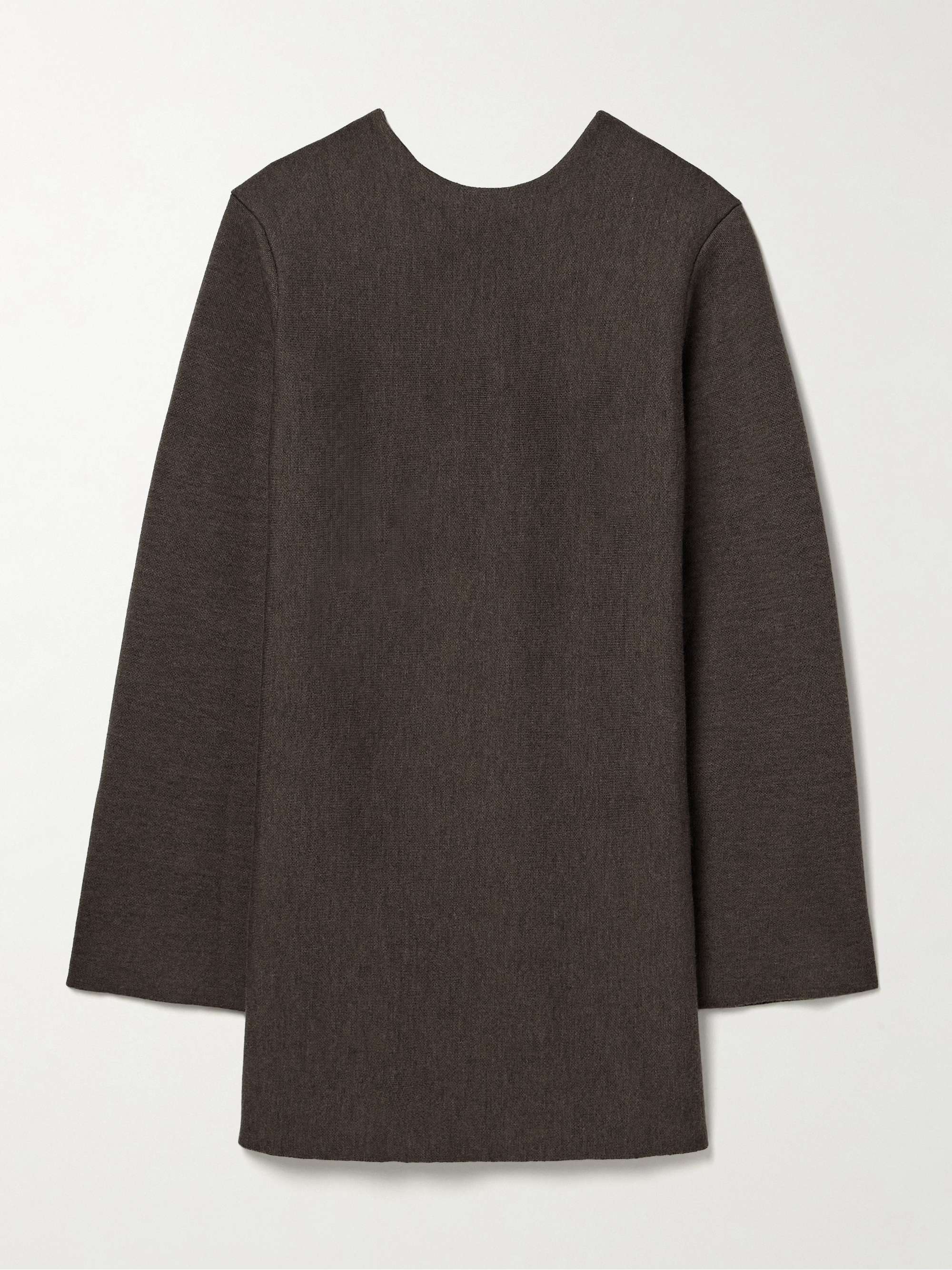 Elle wool-blend mini dress view