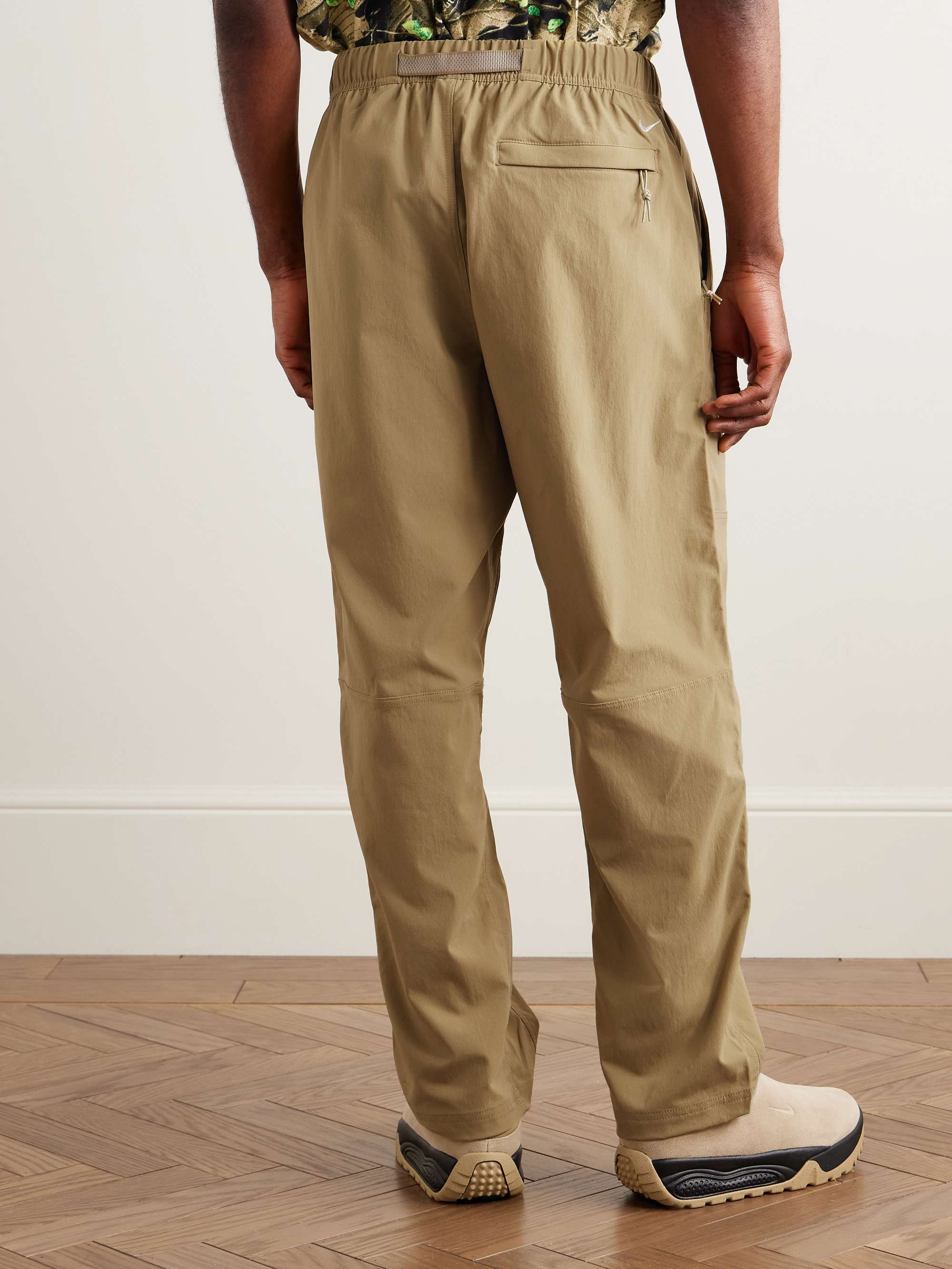 ACG Straight-Leg Belted Logo-Embroidered Shell Trousers view