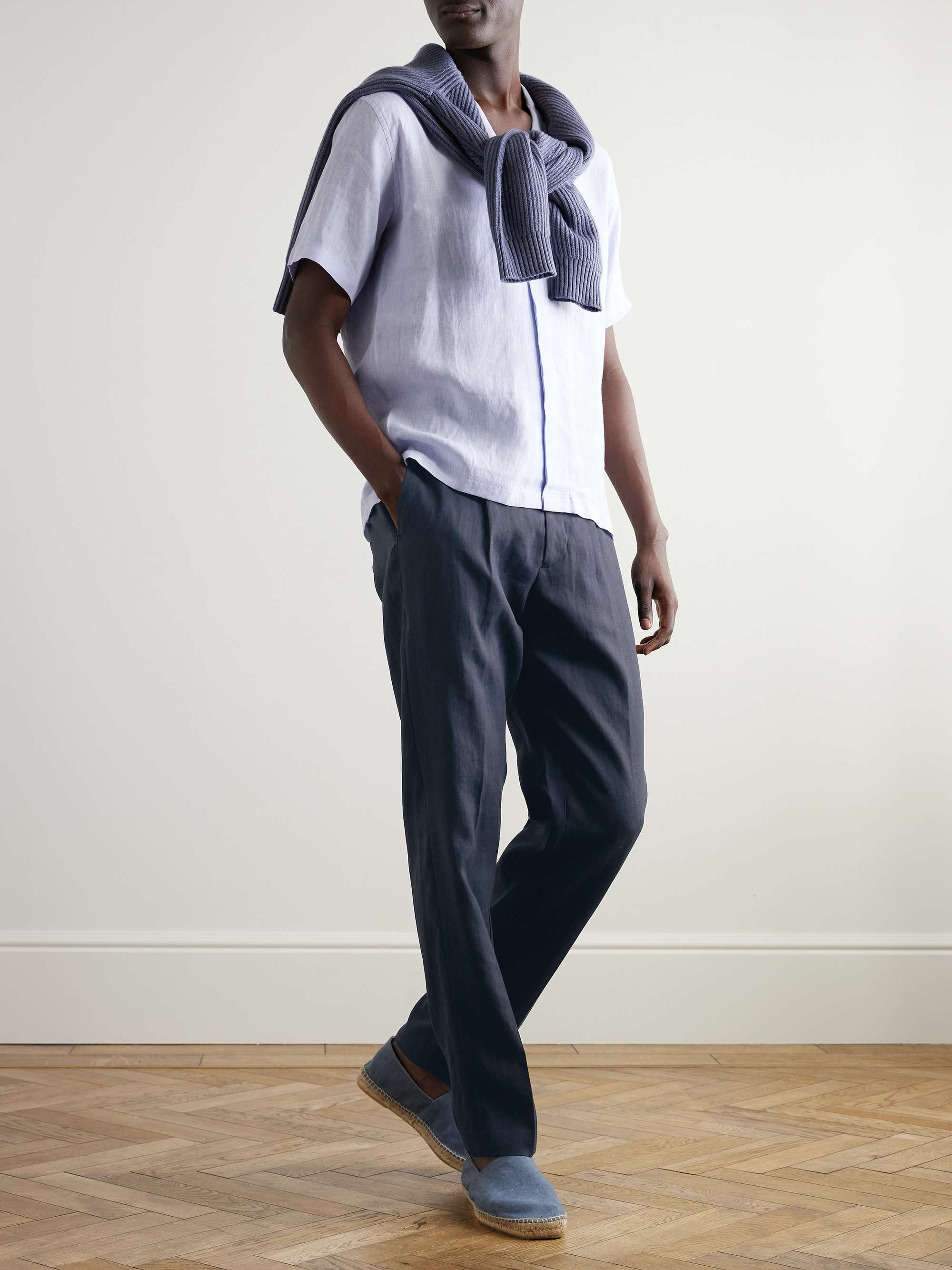 Carsyn Tapered Linen Trousers view