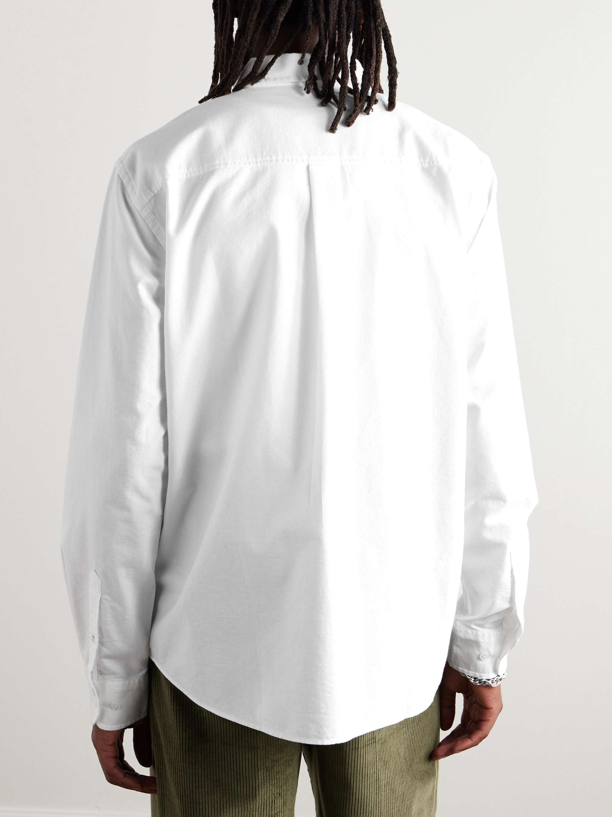 Jasolo Logo-Embroidered Cotton Shirt view