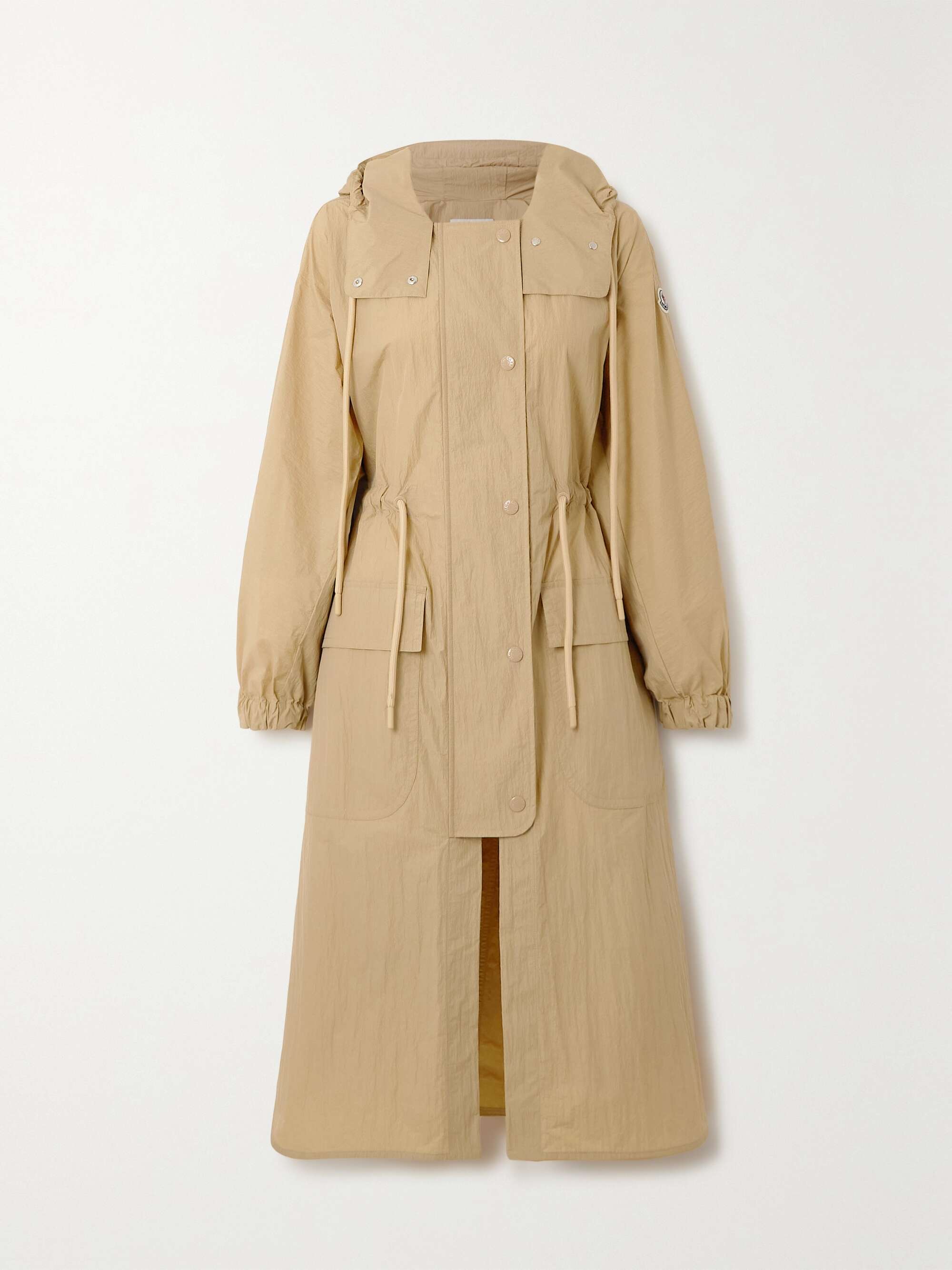 Sologne crinkled-shell parka view
