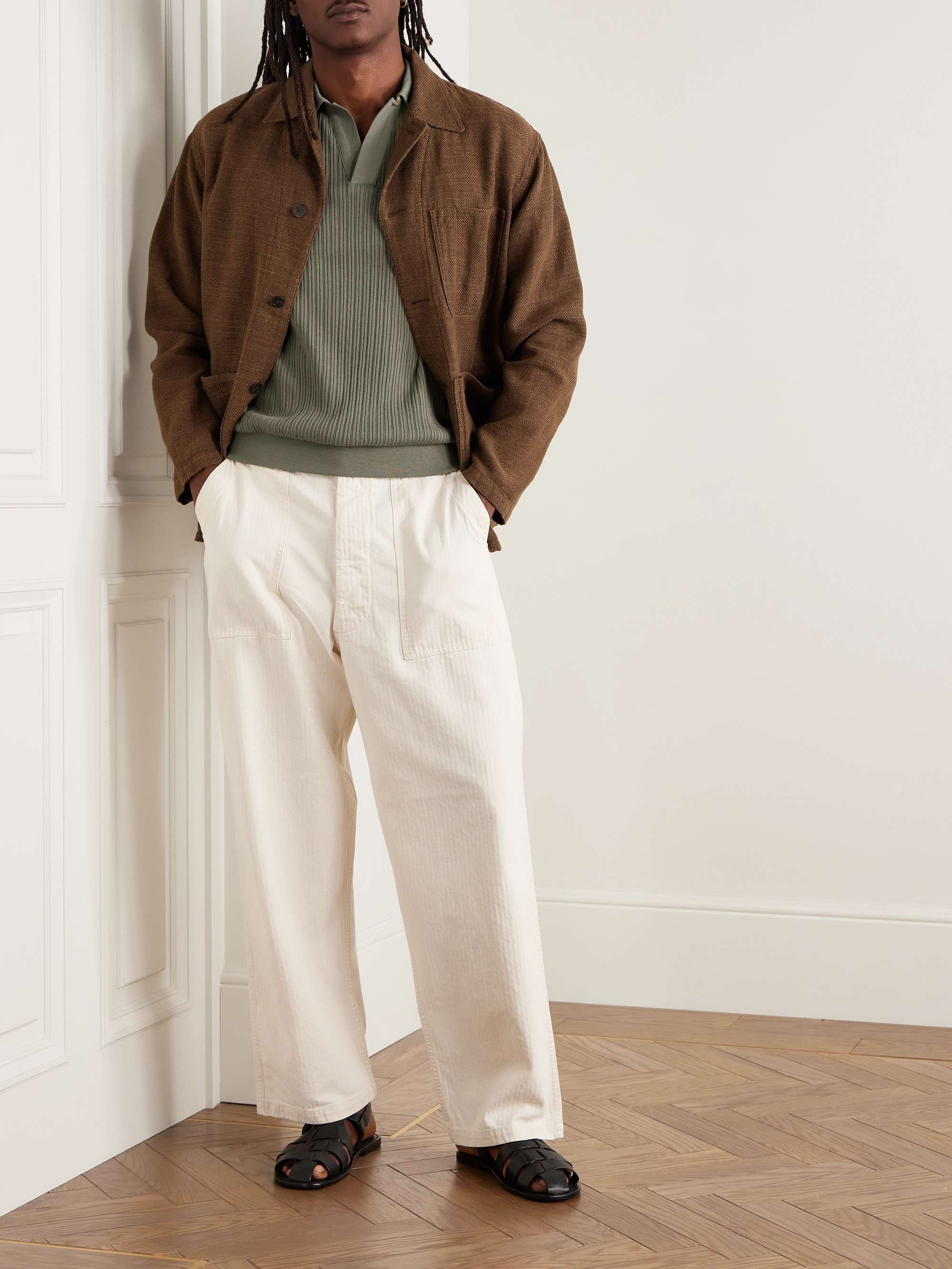 Westcott Ribbed Organic Cotton Polo Shirt view