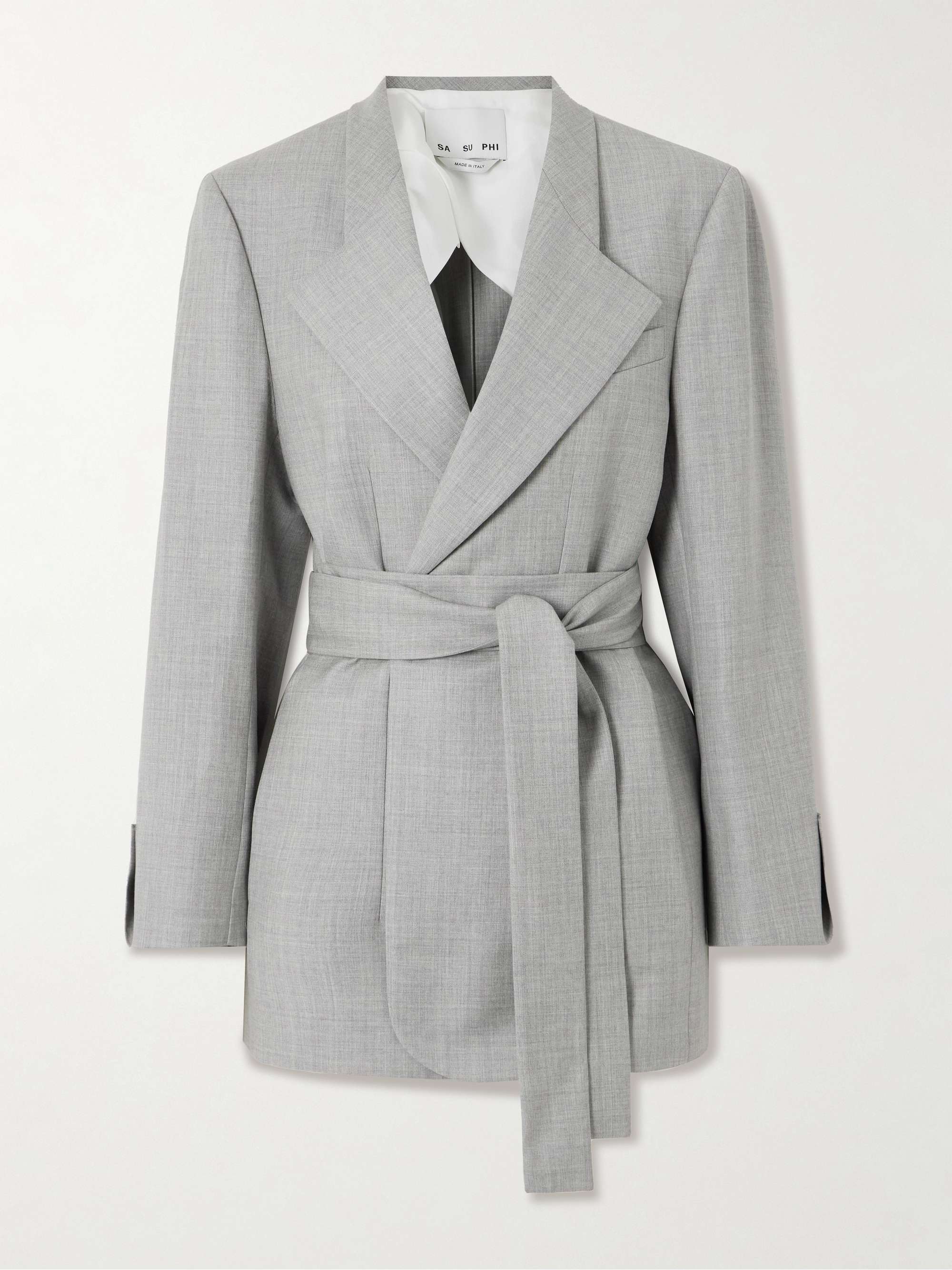 Lauren belted wool blazer view
