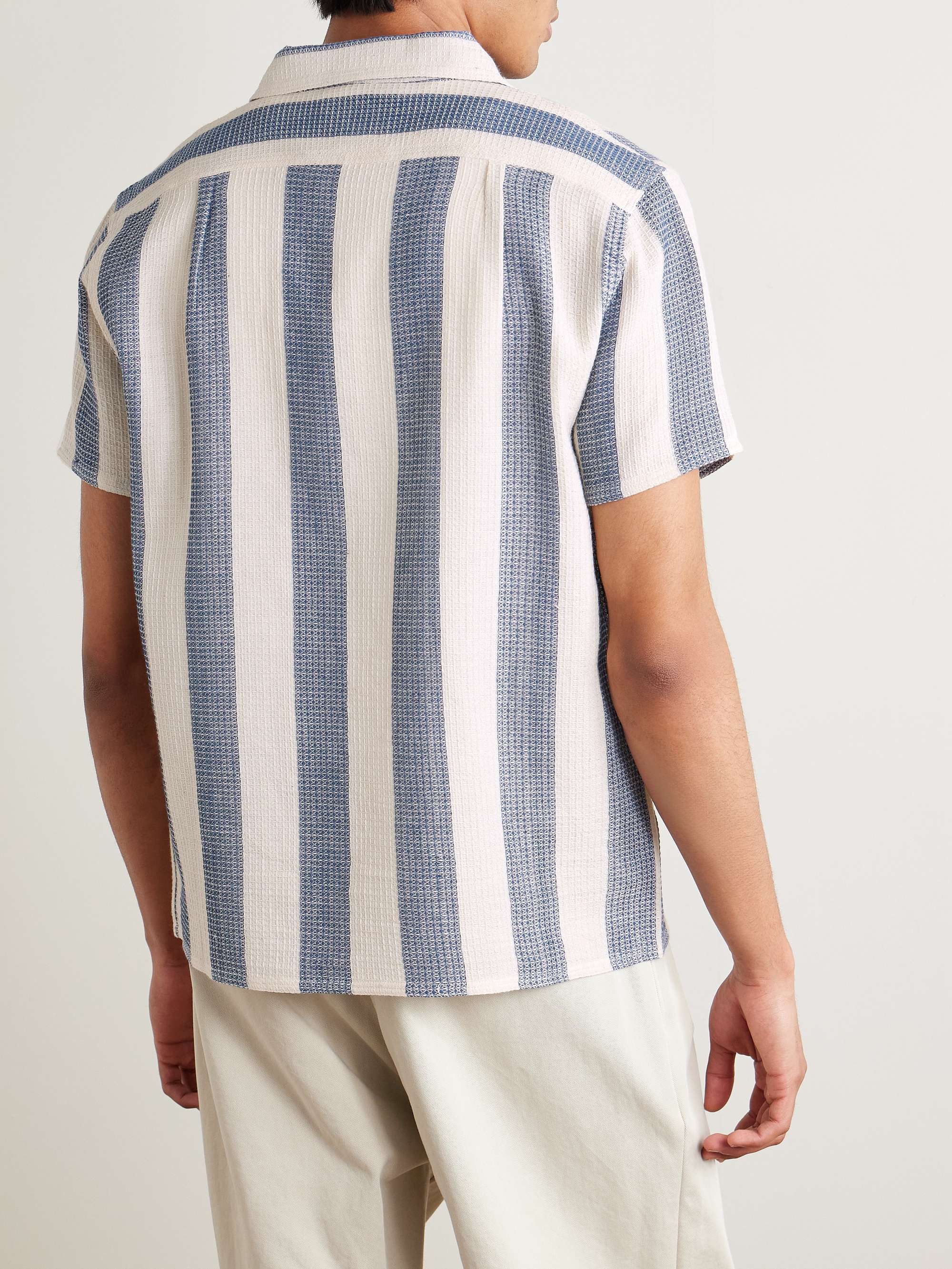 Chintan Striped Cotton Shirt view