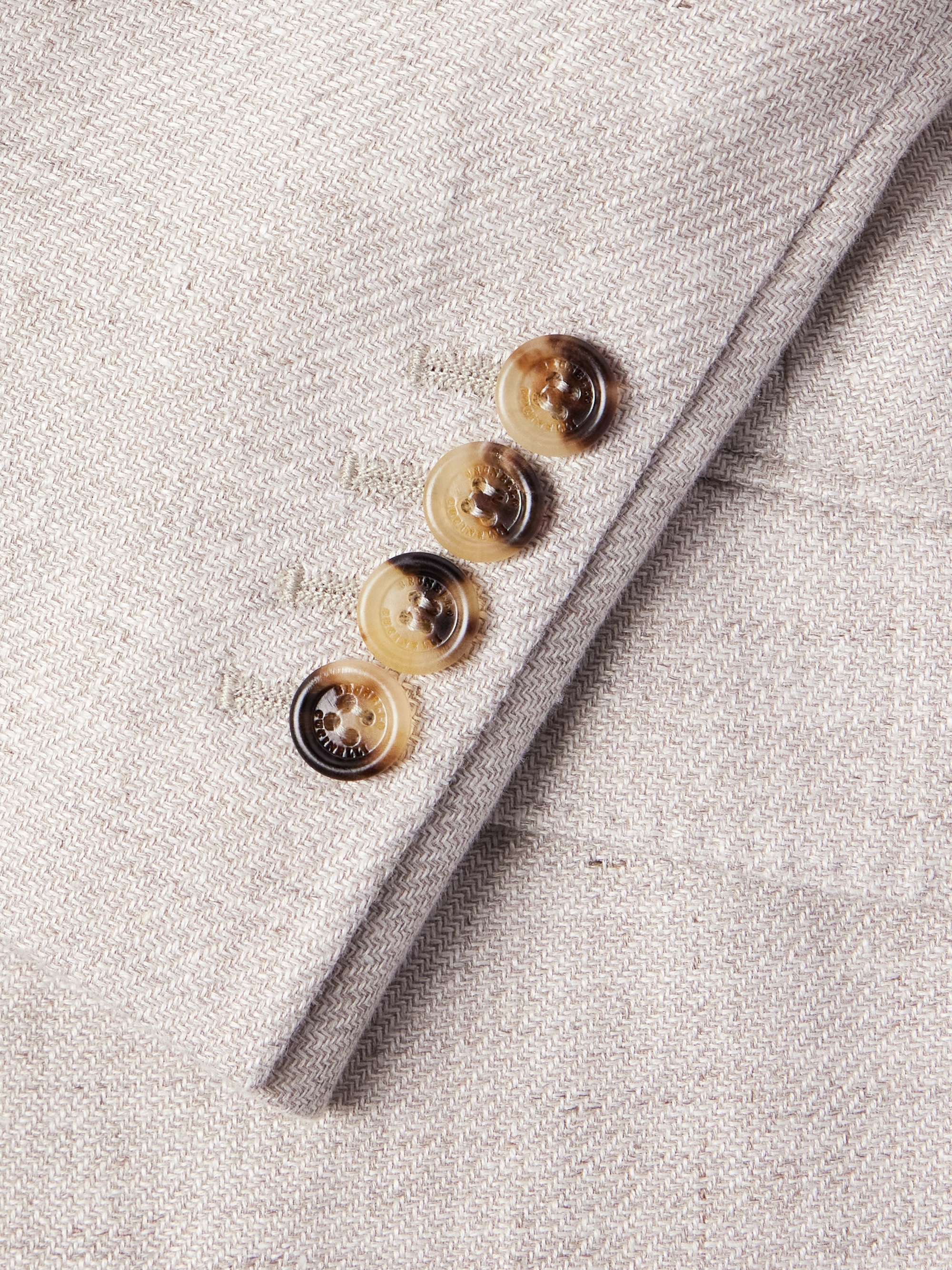 Linen, Wool and Silk-Blend Blazer view