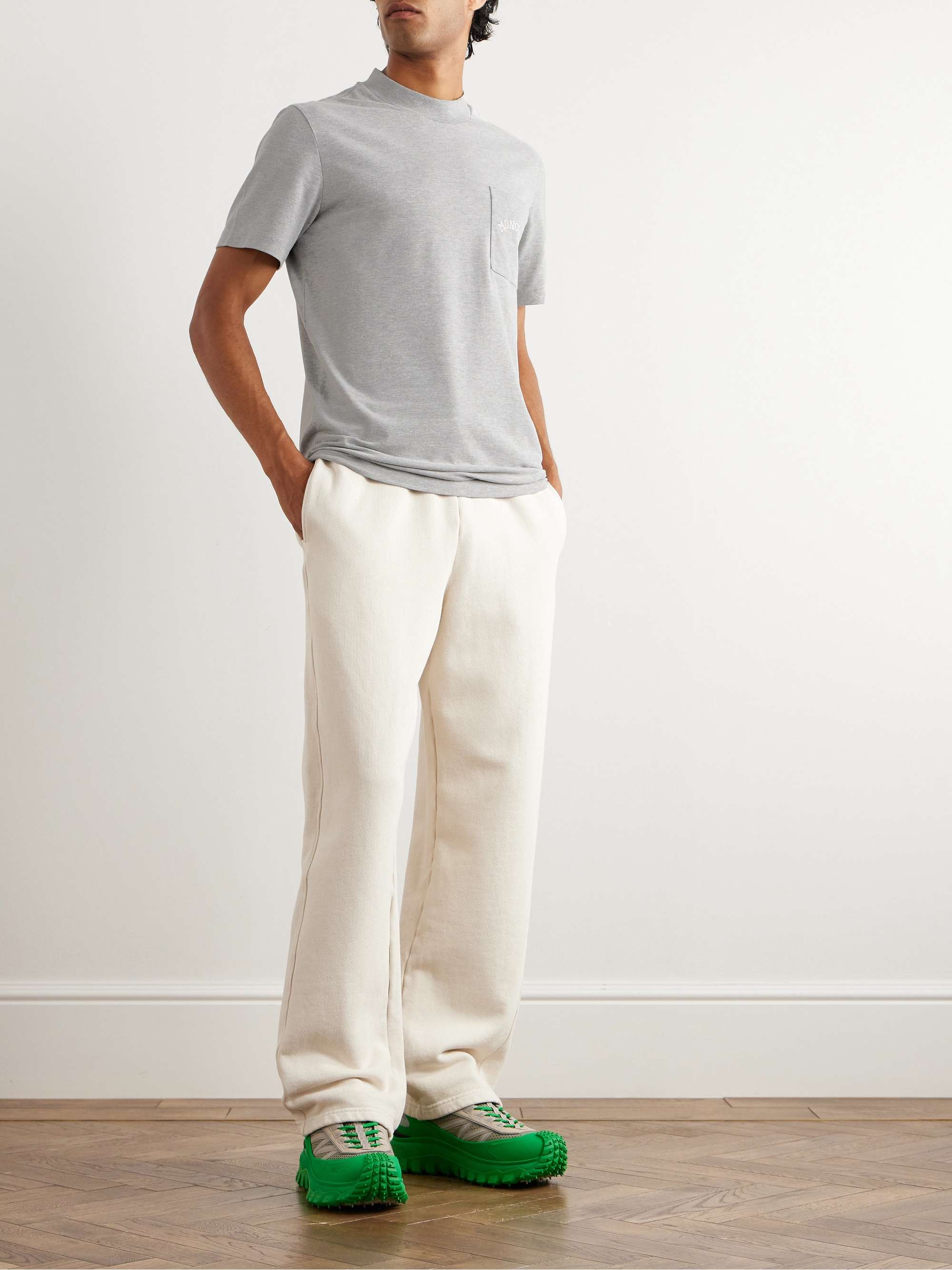 Logo-Embroidered Cotton-Blend Jersey T-Shirt view