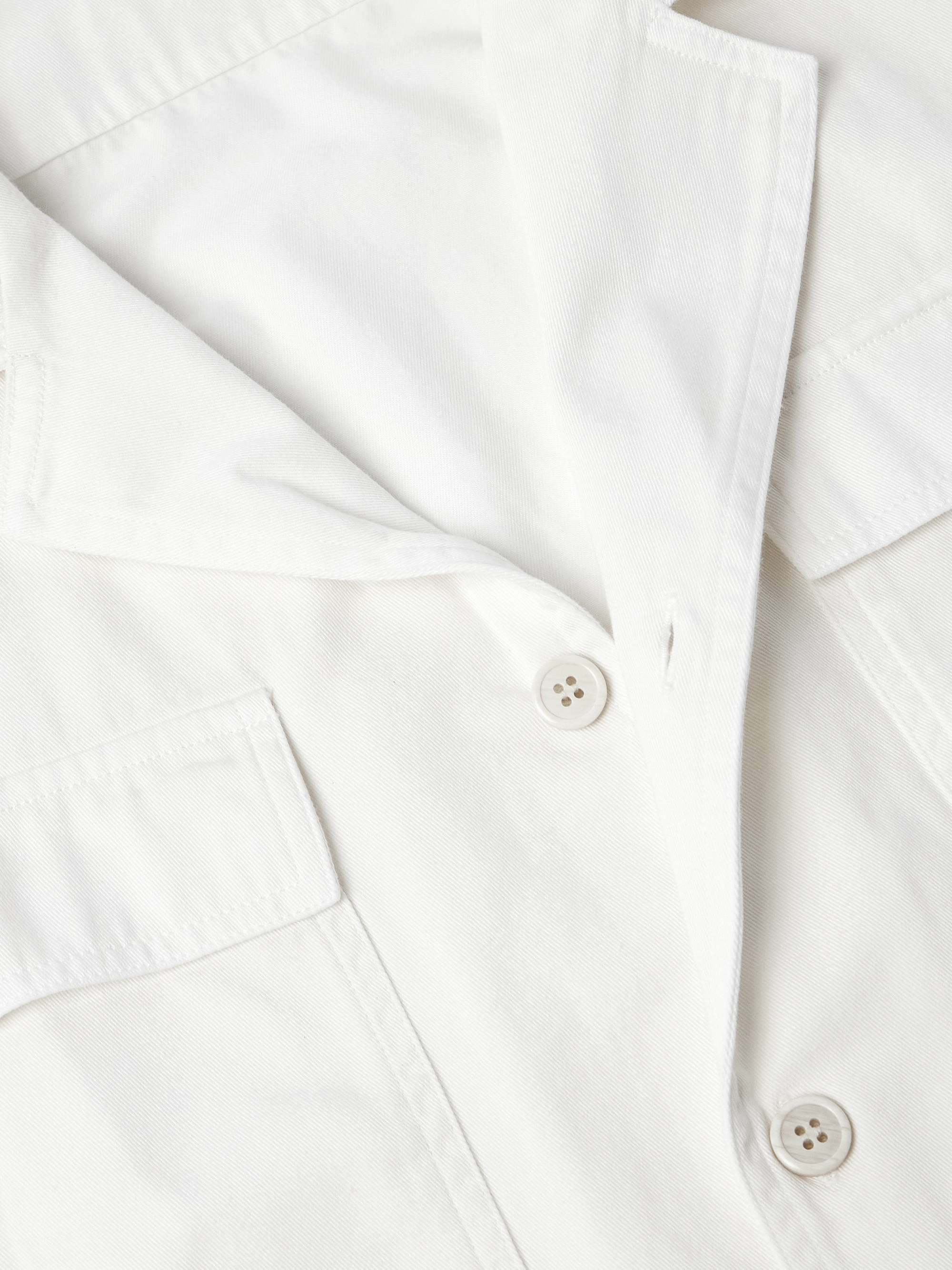 Camp-Collar Cotton-Twill Shirt view