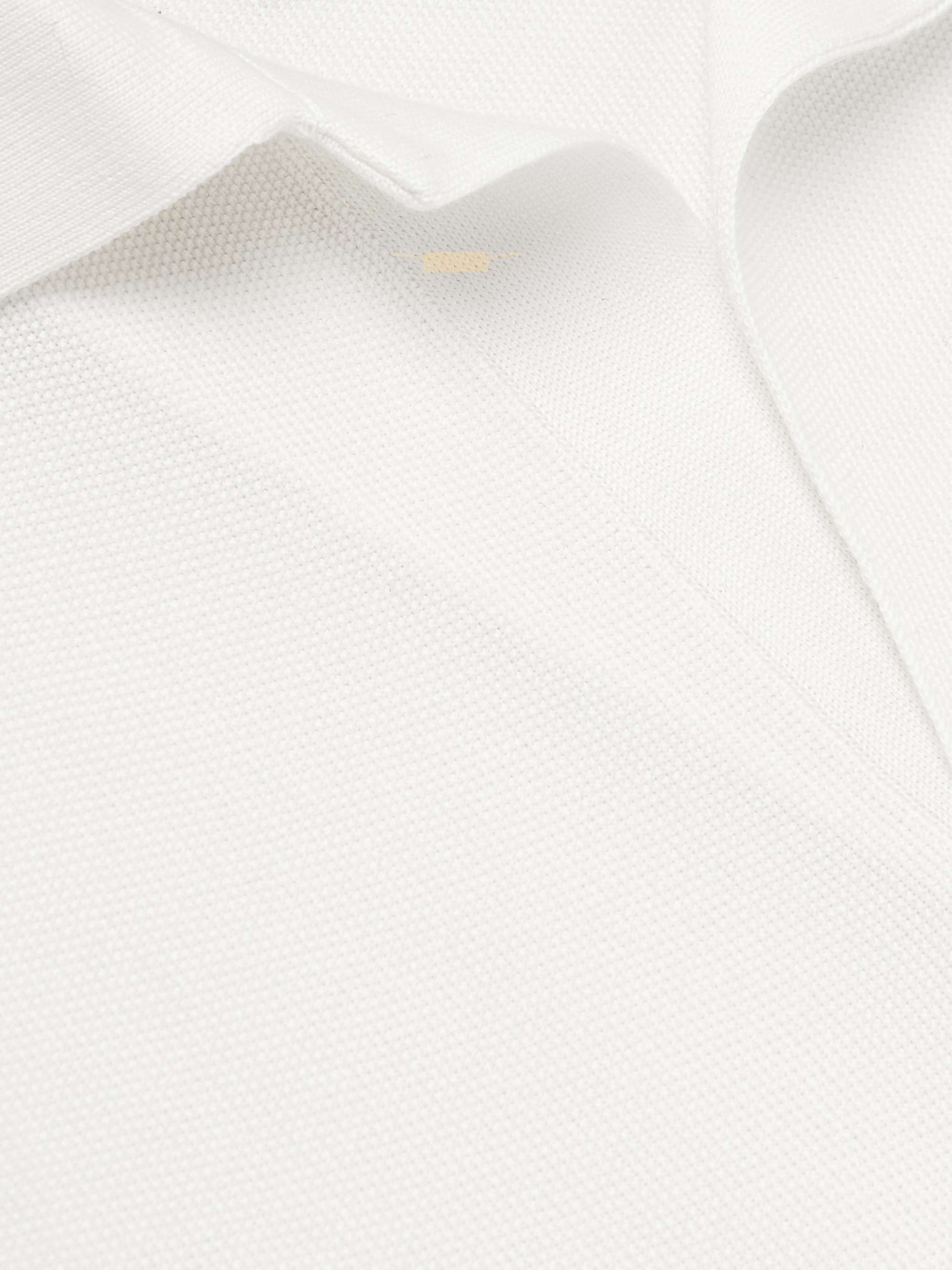 Cotton and Silk-Blend Piqué Polo Shirt view