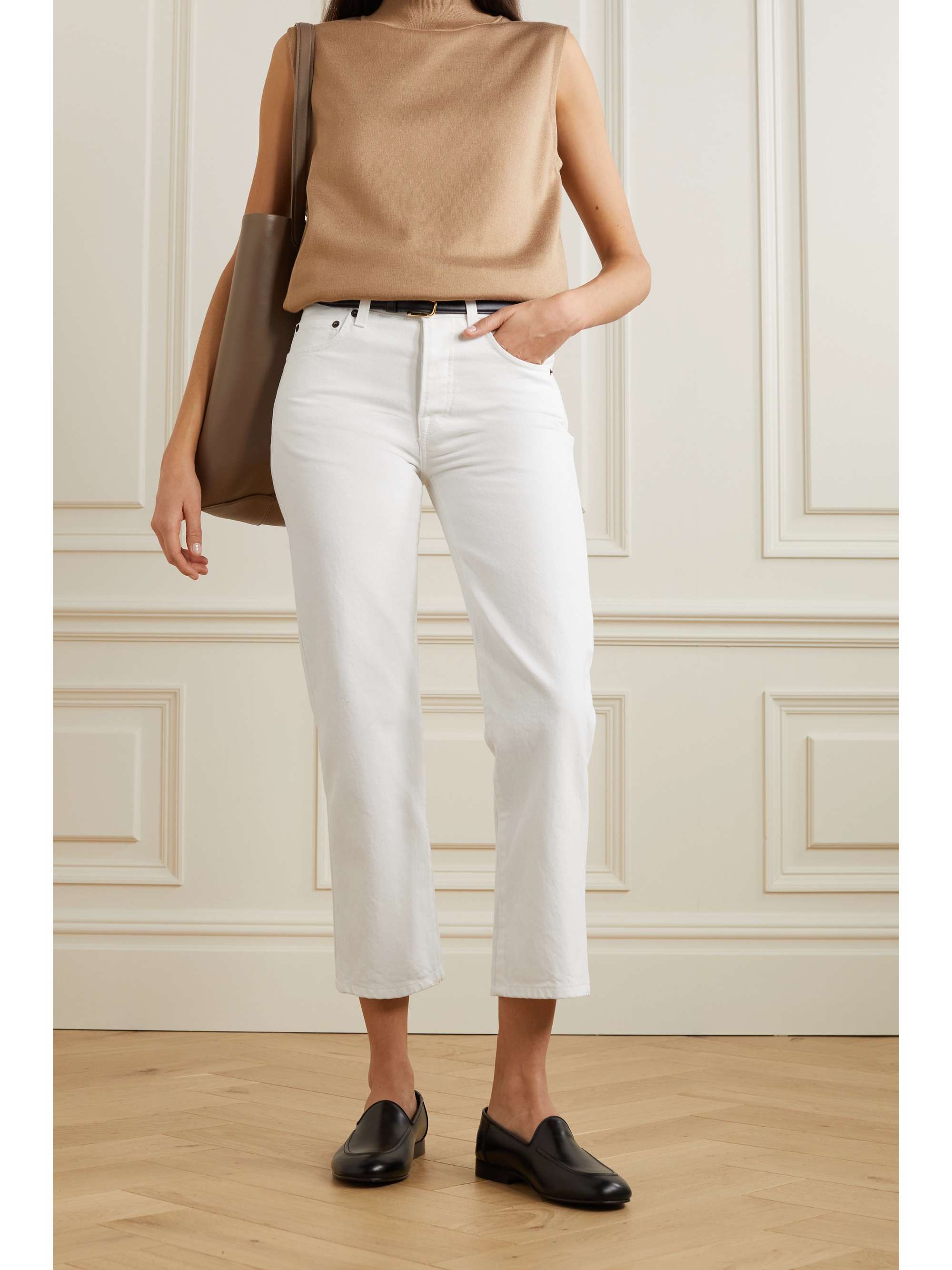 Lesley cropped straight-leg jeans view
