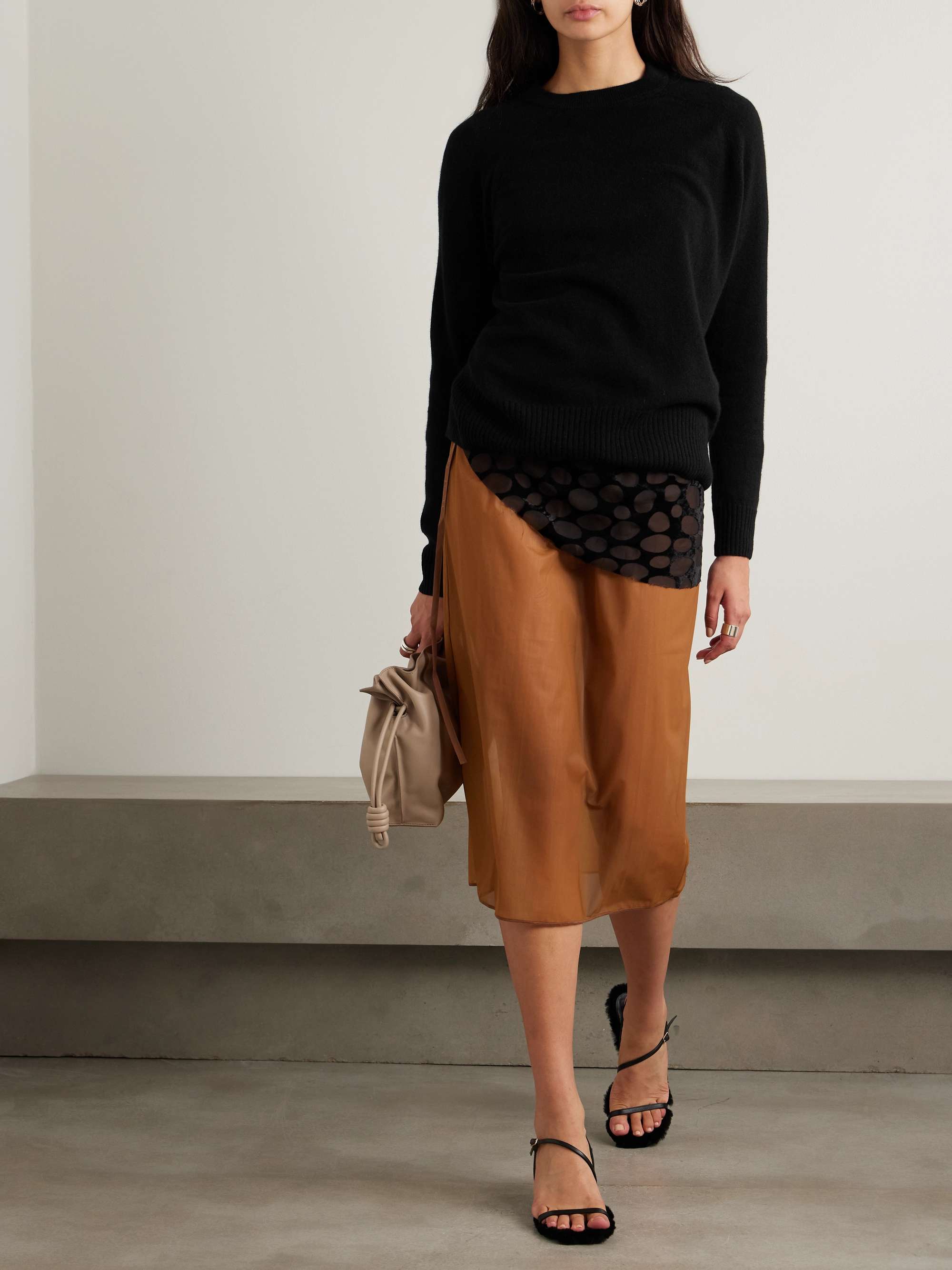 Monument twisted cutout cashmere sweater view