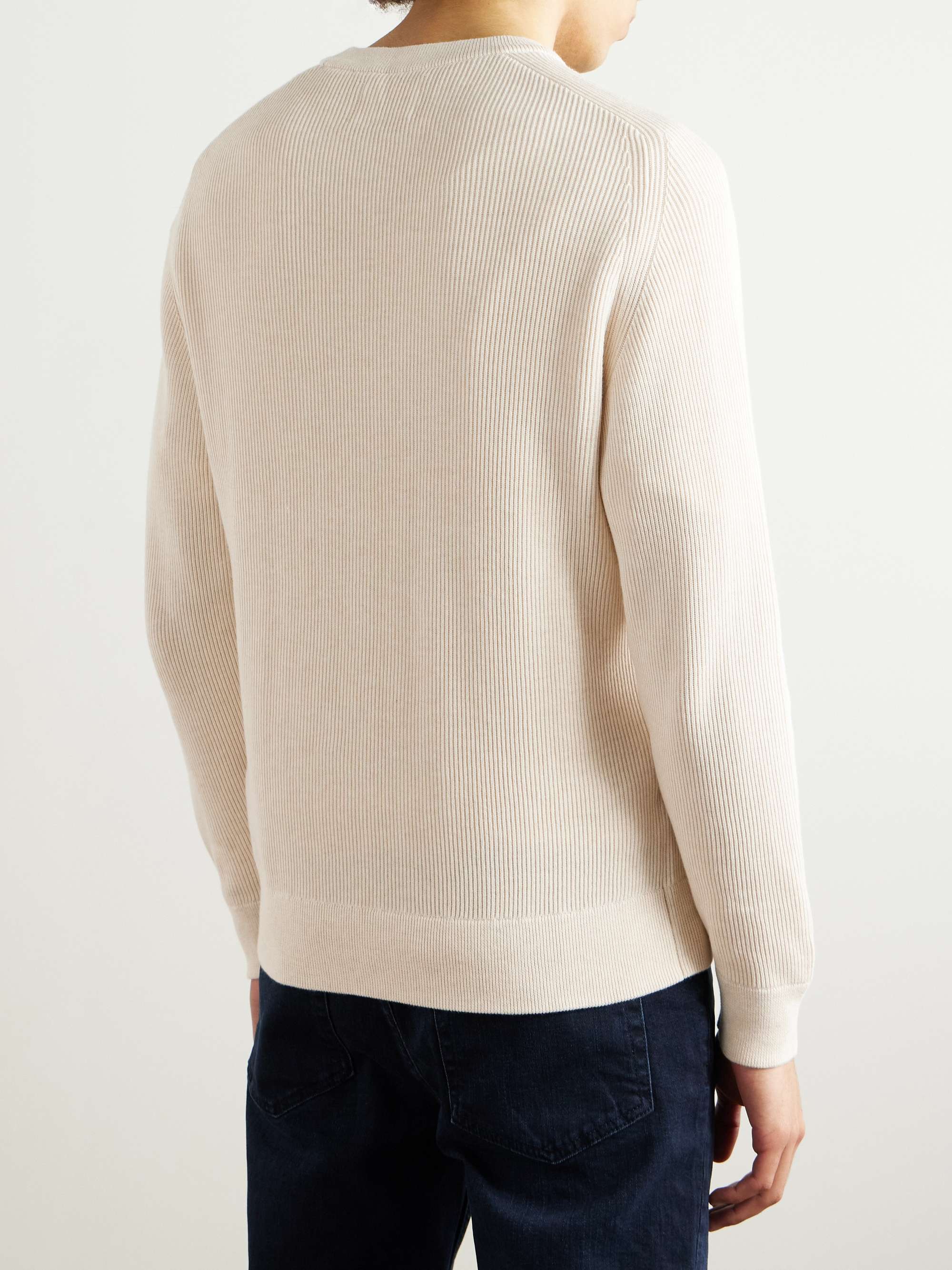Kevin 6600 Ribbed Organic Cotton Sweater view