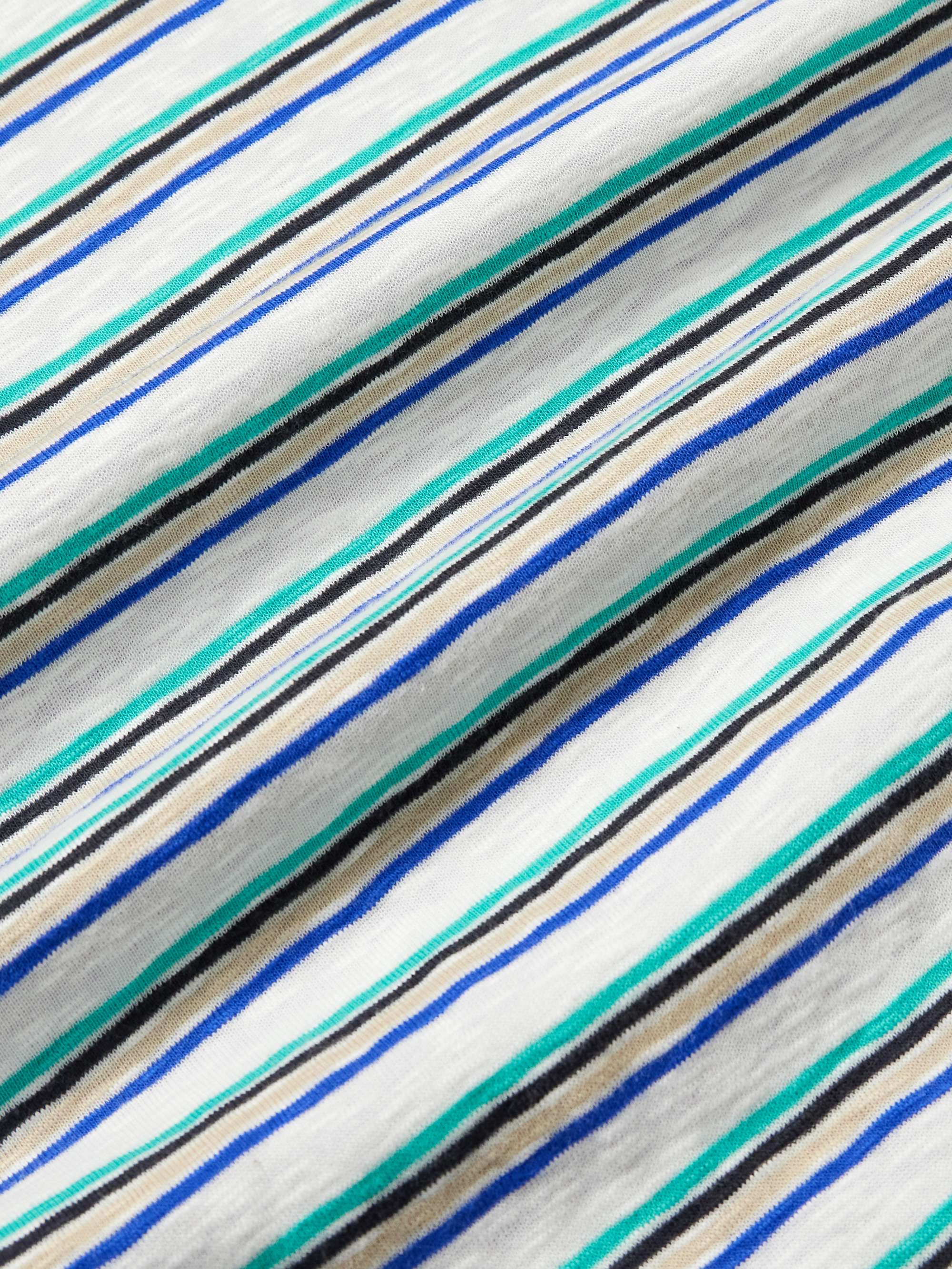 Striped Slub Cotton-Jersey T-Shirt view