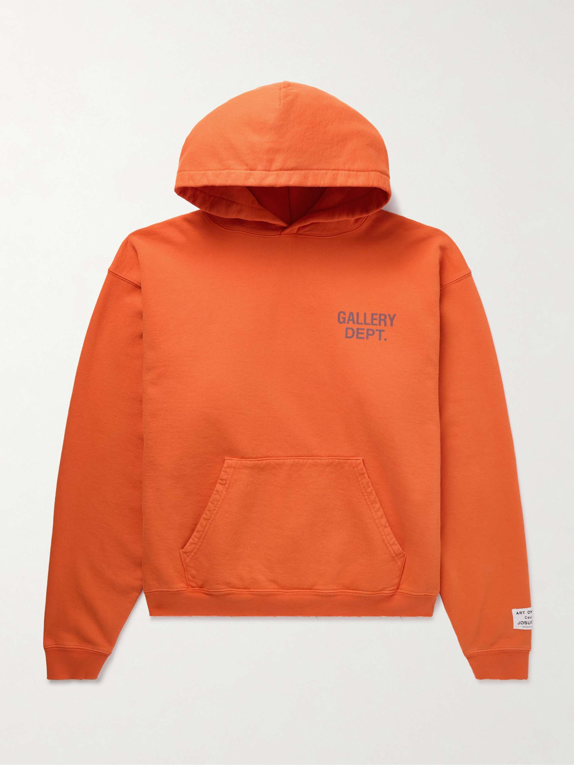 90's Oversized Logo-Print Cotton-Jersey Hoodie view